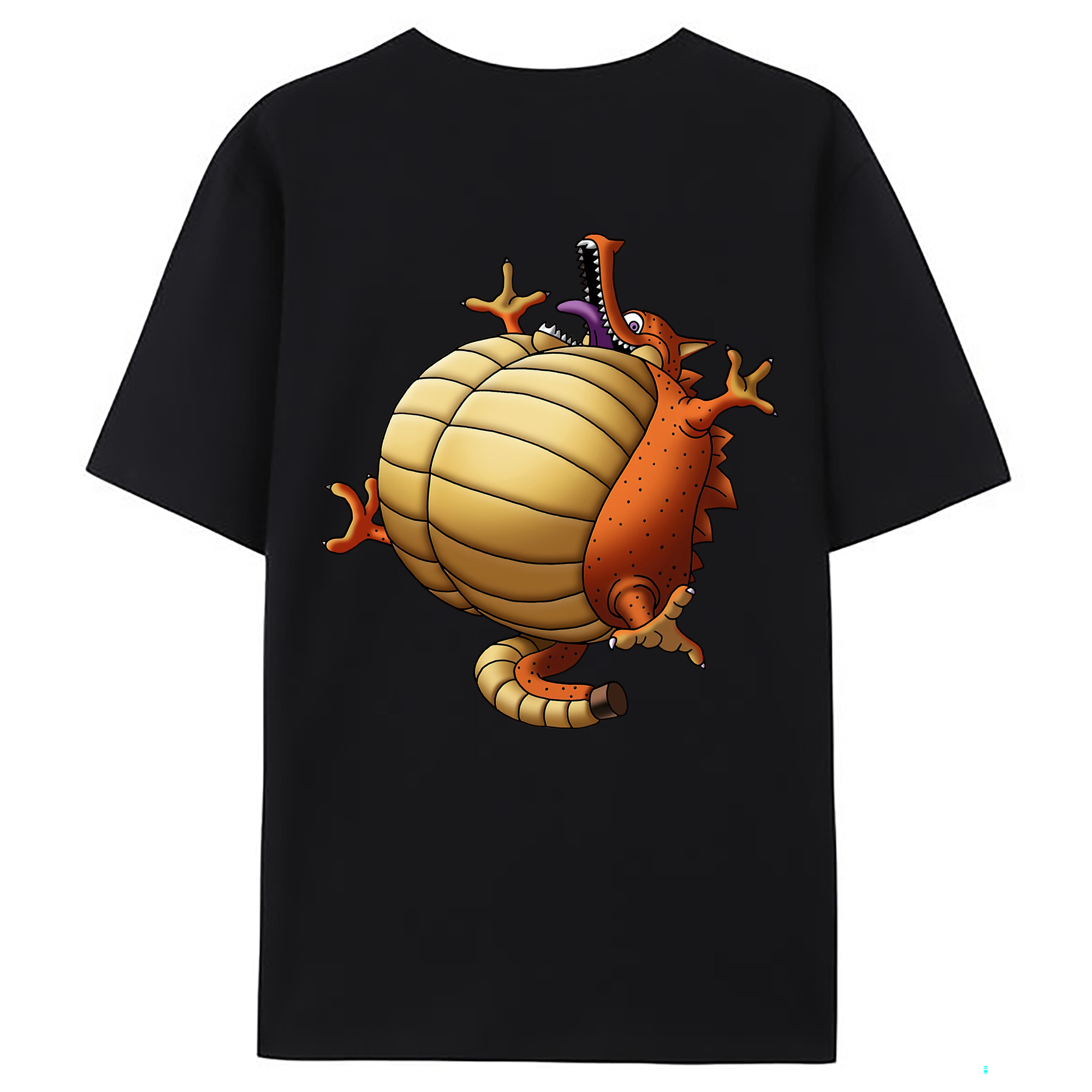 （画像用） ドラゴンクエスト Doragon Kuesuto Dragon Quest 綿100％ メンズ半袖Tシャツ（バックプリント） 通気性