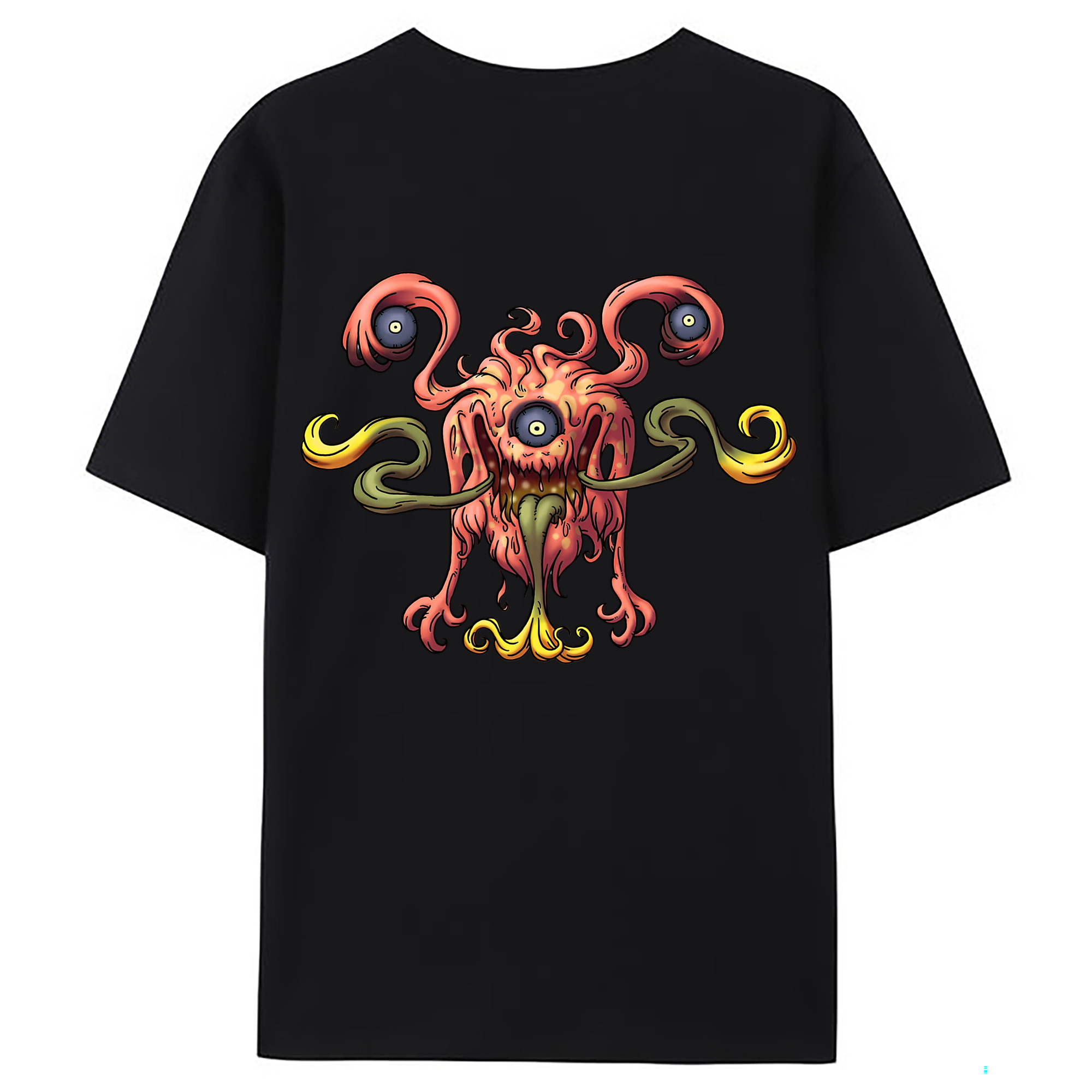 （画像用） ドラゴンクエスト Doragon Kuesuto Dragon Quest 綿100％ メンズ半袖Tシャツ（バックプリント） 通気性
