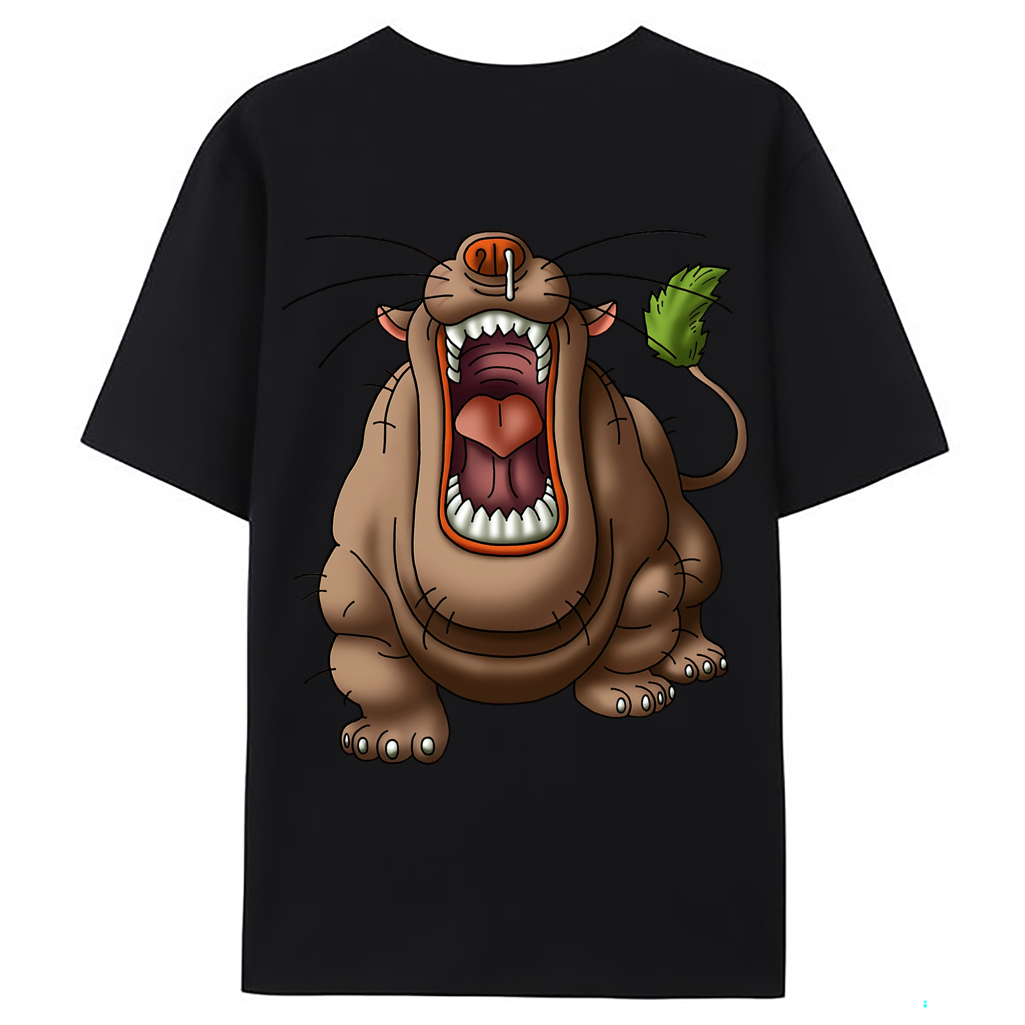 （画像用） ドラゴンクエスト Doragon Kuesuto Dragon Quest 綿100％ メンズ半袖Tシャツ（バックプリント） 通気性