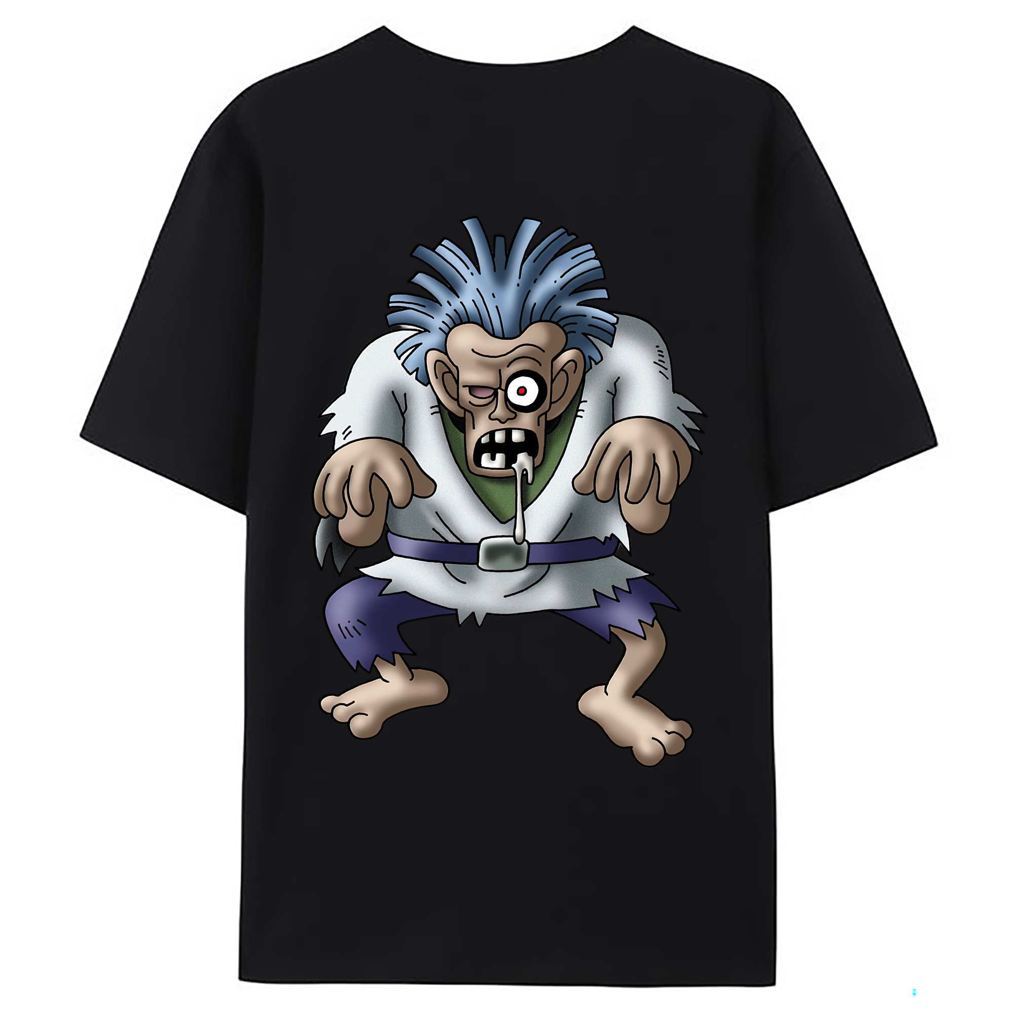 （画像用） ドラゴンクエスト Doragon Kuesuto Dragon Quest 綿100％ メンズ半袖Tシャツ（バックプリント） 通気性