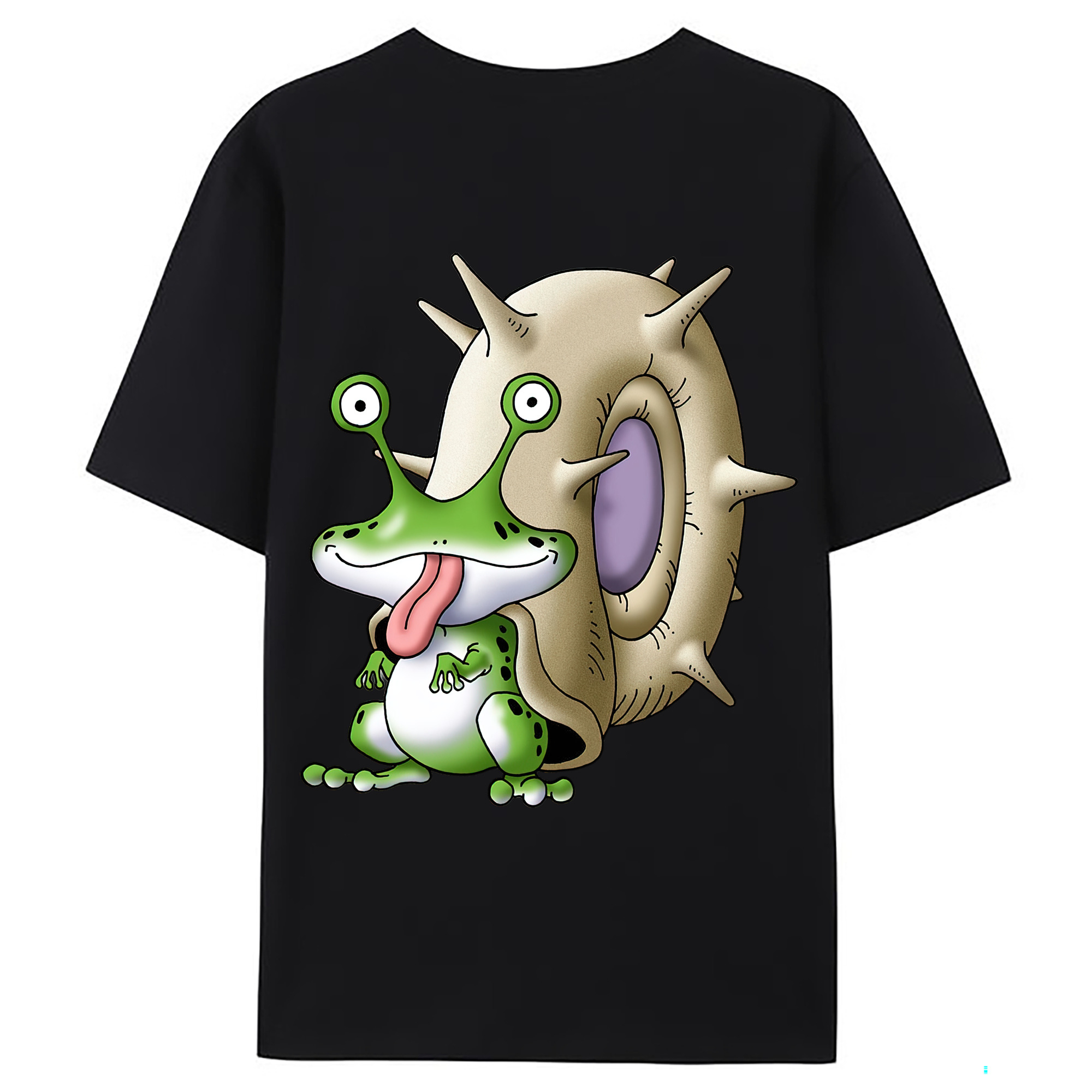 （画像用） ドラゴンクエスト Doragon Kuesuto Dragon Quest 綿100％ メンズ半袖Tシャツ（バックプリント） 通気性