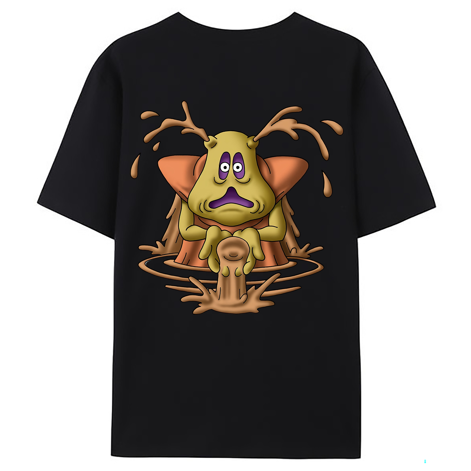 （画像用） ドラゴンクエスト Doragon Kuesuto Dragon Quest 綿100％ メンズ半袖Tシャツ（バックプリント） 通気性
