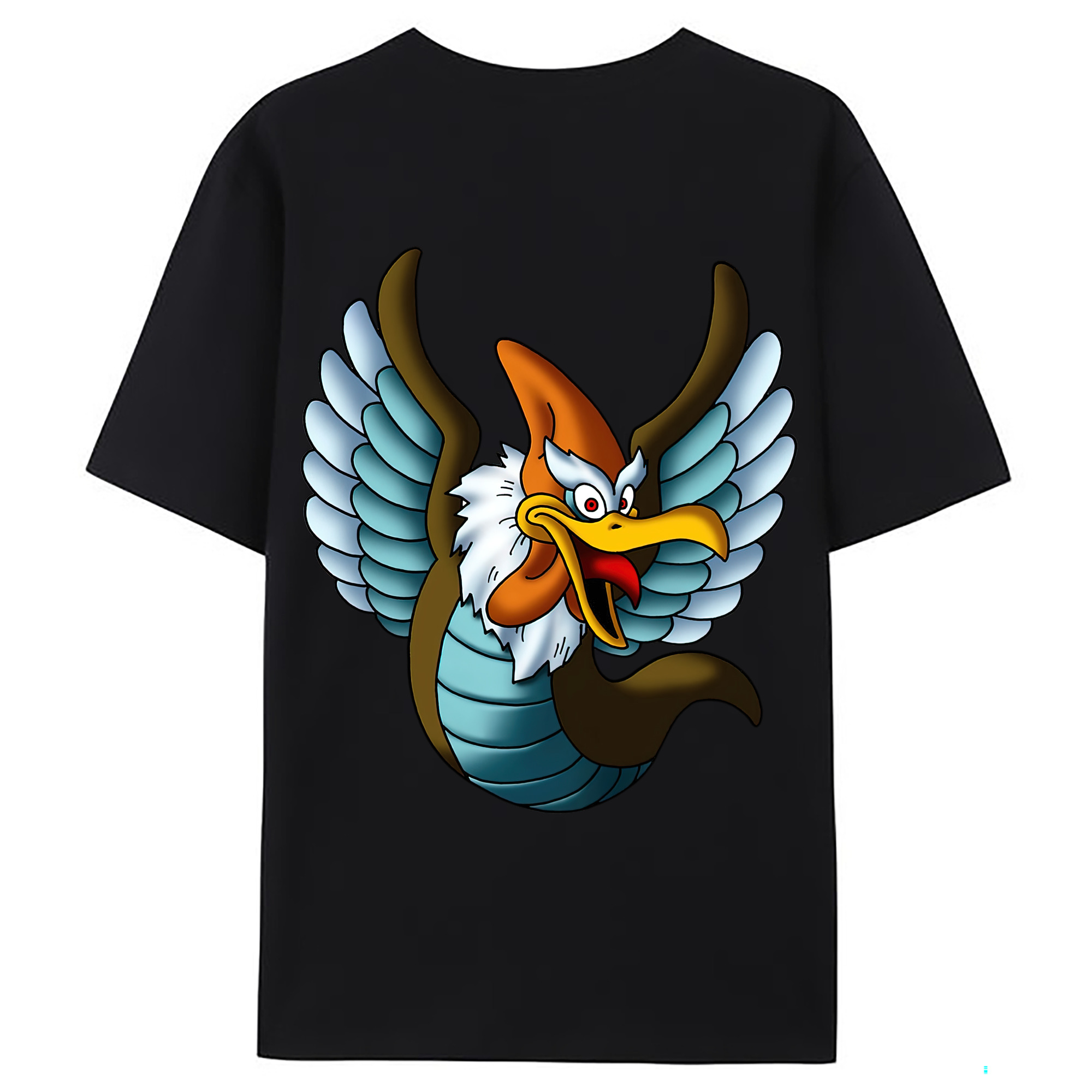 （画像用） ドラゴンクエスト Doragon Kuesuto Dragon Quest 綿100％ メンズ半袖Tシャツ（バックプリント） 通気性