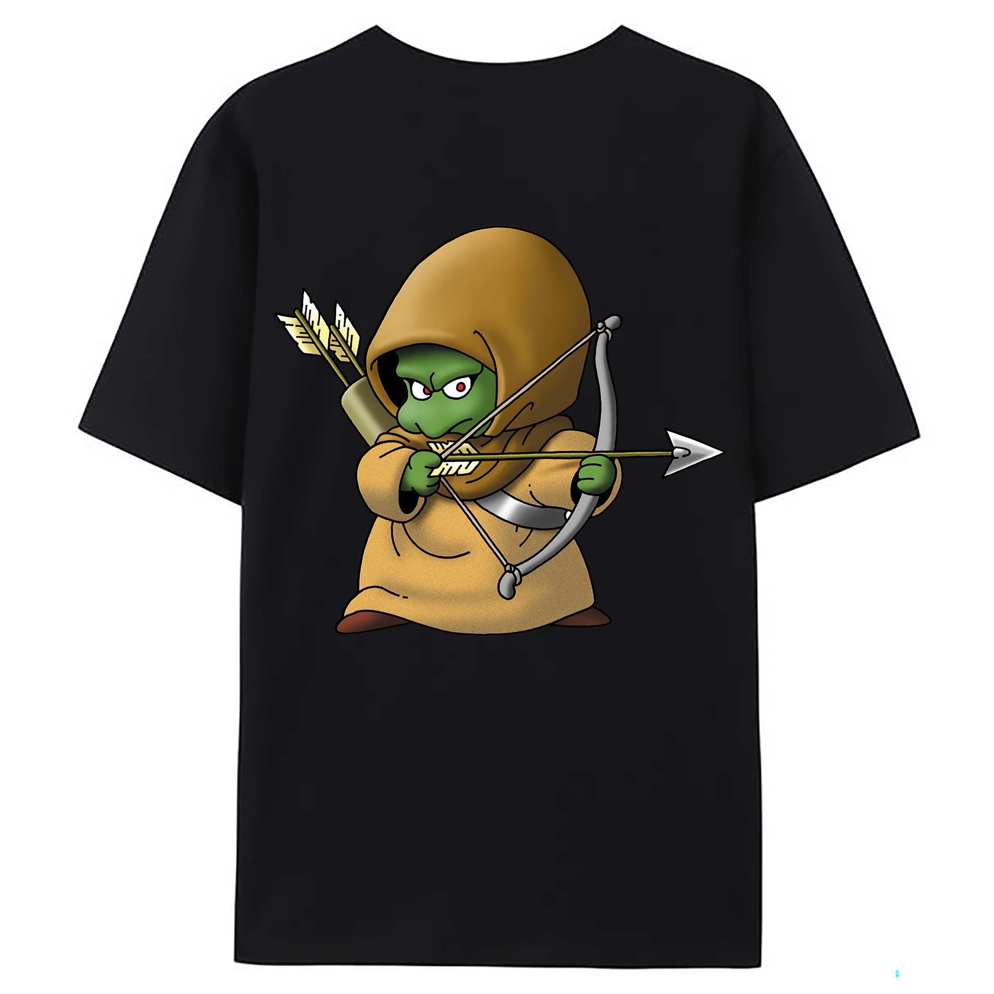 （画像用） ドラゴンクエスト Doragon Kuesuto Dragon Quest 綿100％ メンズ半袖Tシャツ（バックプリント） 通気性
