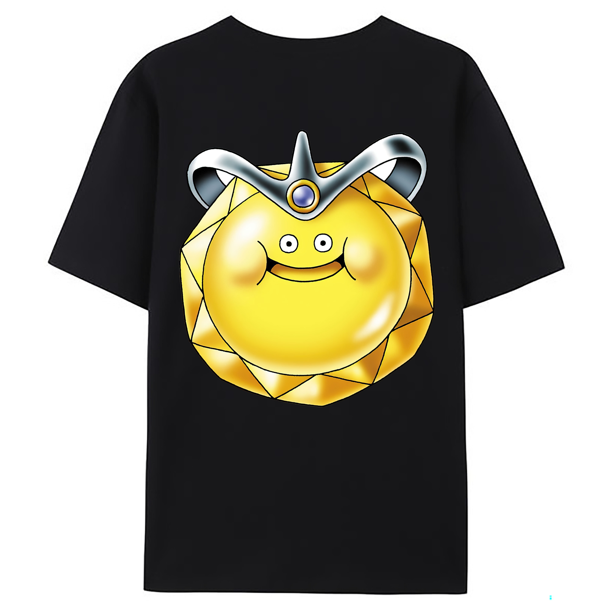 （画像用） ドラゴンクエスト Doragon Kuesuto Dragon Quest 綿100％ メンズ半袖Tシャツ（バックプリント） 通気性
