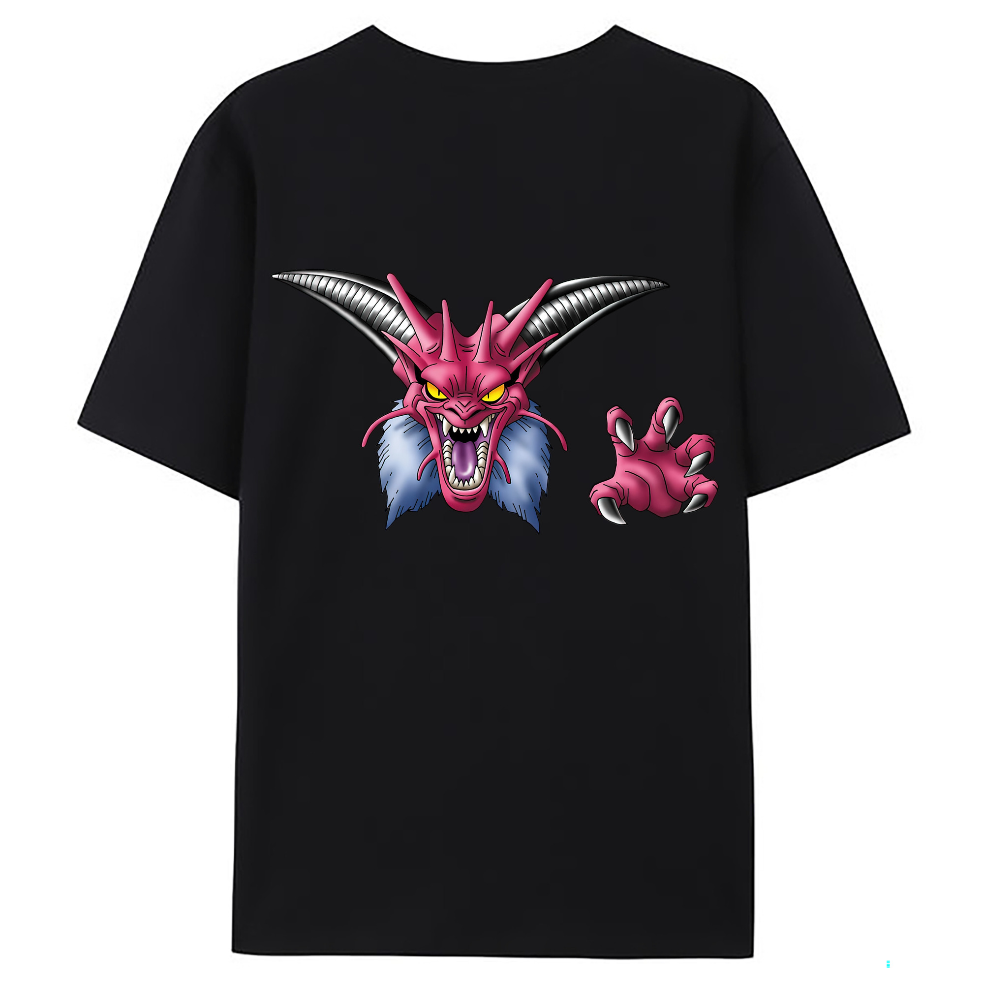 （画像用） ドラゴンクエスト Doragon Kuesuto Dragon Quest 綿100％ メンズ半袖Tシャツ（バックプリント） 通気性