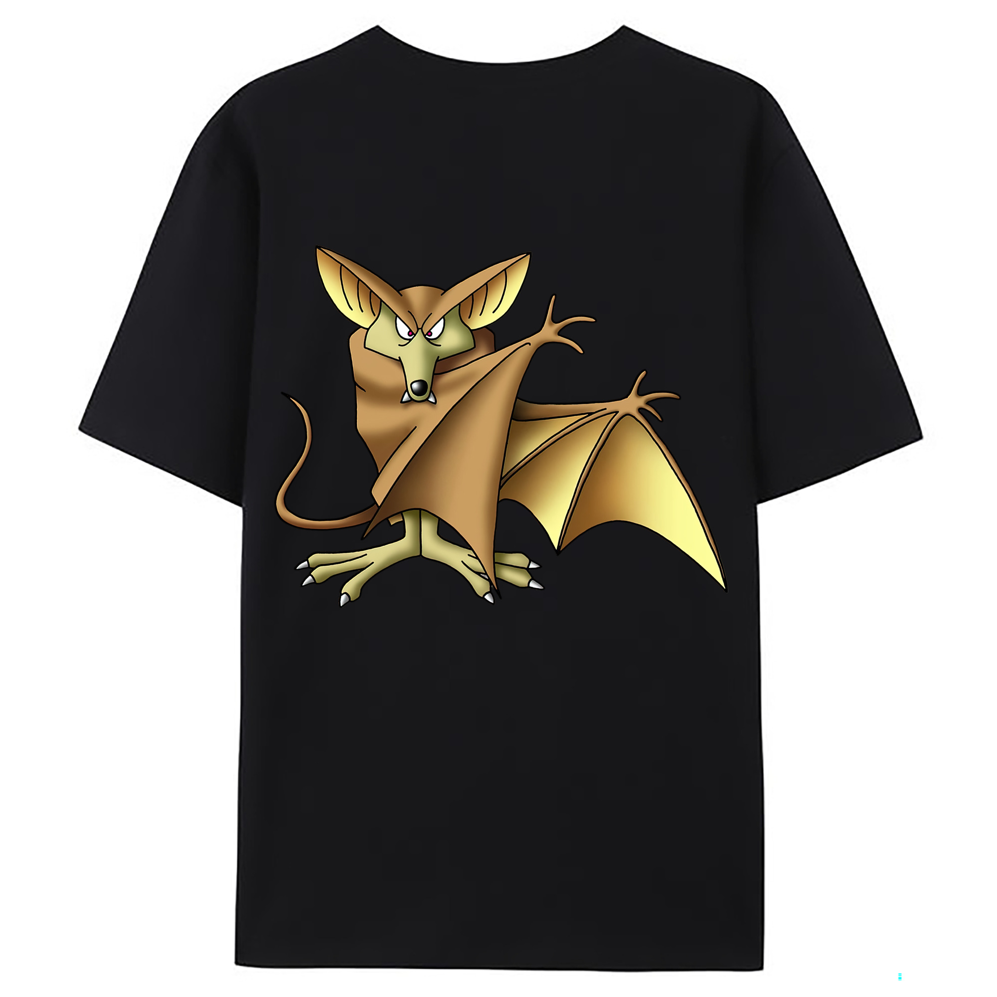 （画像用） ドラゴンクエスト Doragon Kuesuto Dragon Quest 綿100％ メンズ半袖Tシャツ（バックプリント） 通気性