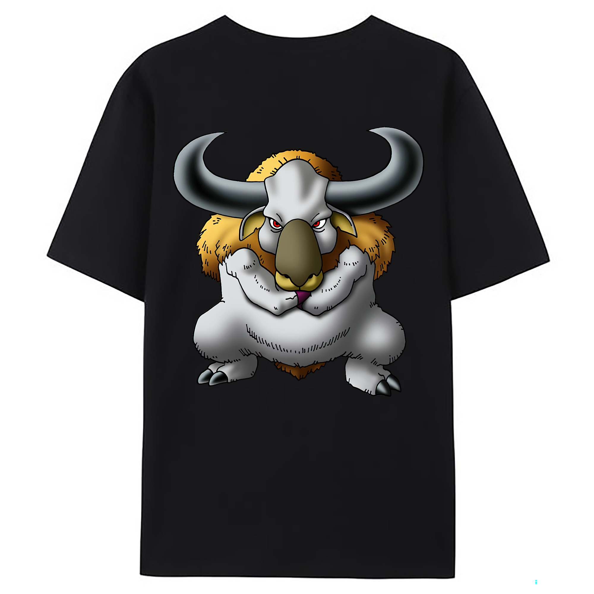 （画像用） ドラゴンクエスト Doragon Kuesuto Dragon Quest 綿100％ メンズ半袖Tシャツ（バックプリント） 通気性