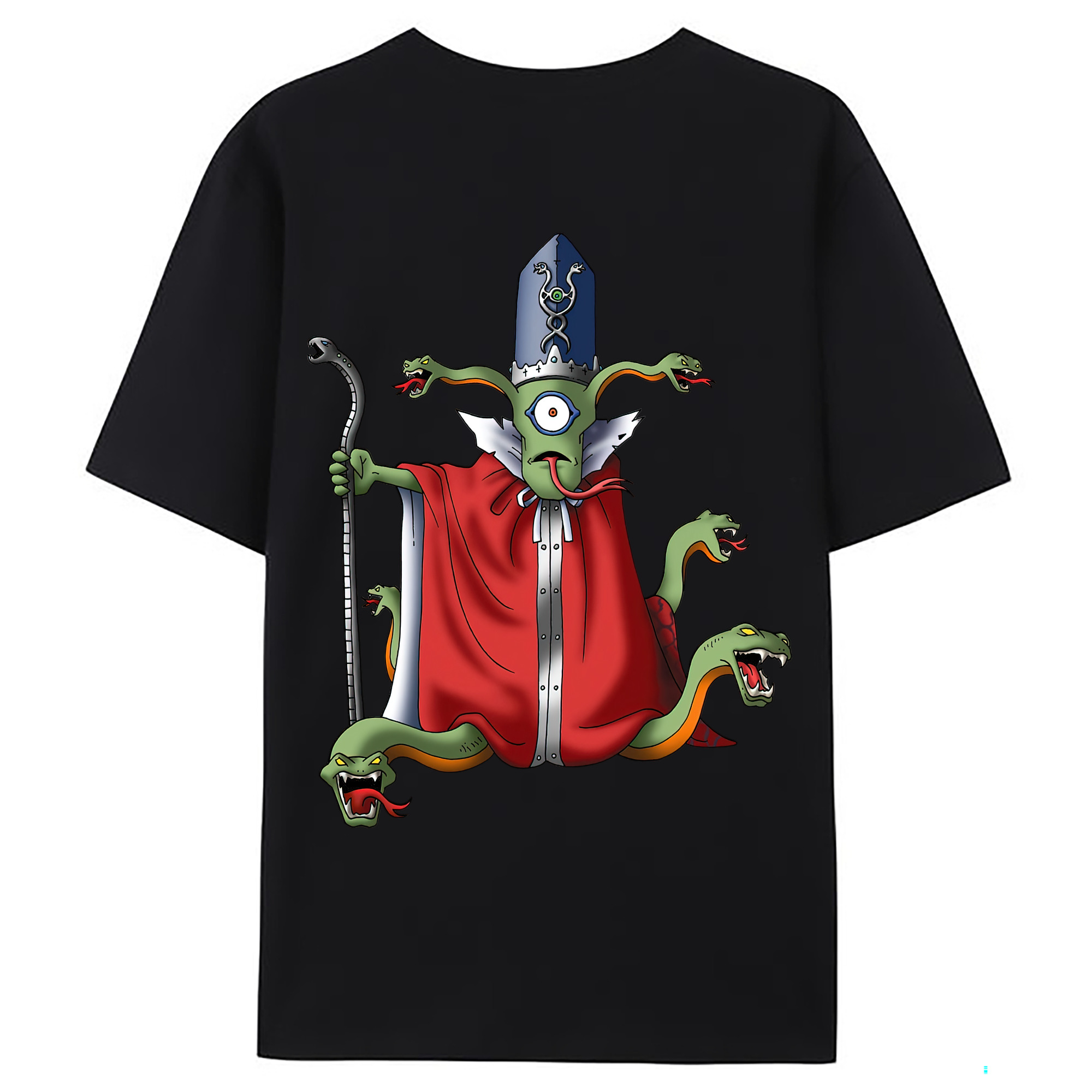 （画像用） ドラゴンクエスト Doragon Kuesuto Dragon Quest 綿100％ メンズ半袖Tシャツ（バックプリント） 通気性
