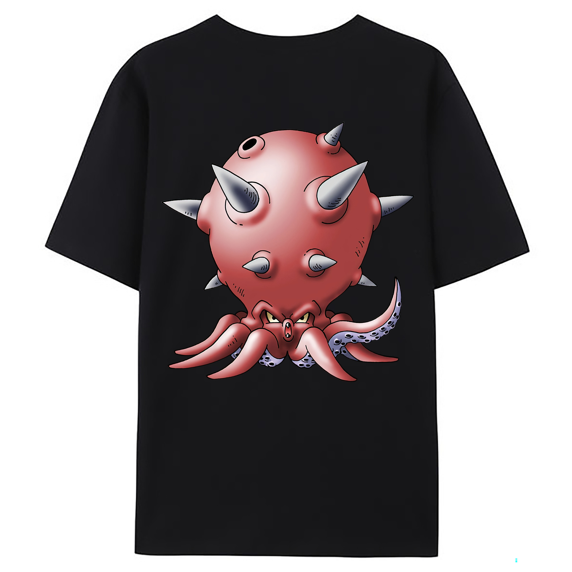 （画像用） ドラゴンクエスト Doragon Kuesuto Dragon Quest 綿100％ メンズ半袖Tシャツ（バックプリント） 通気性