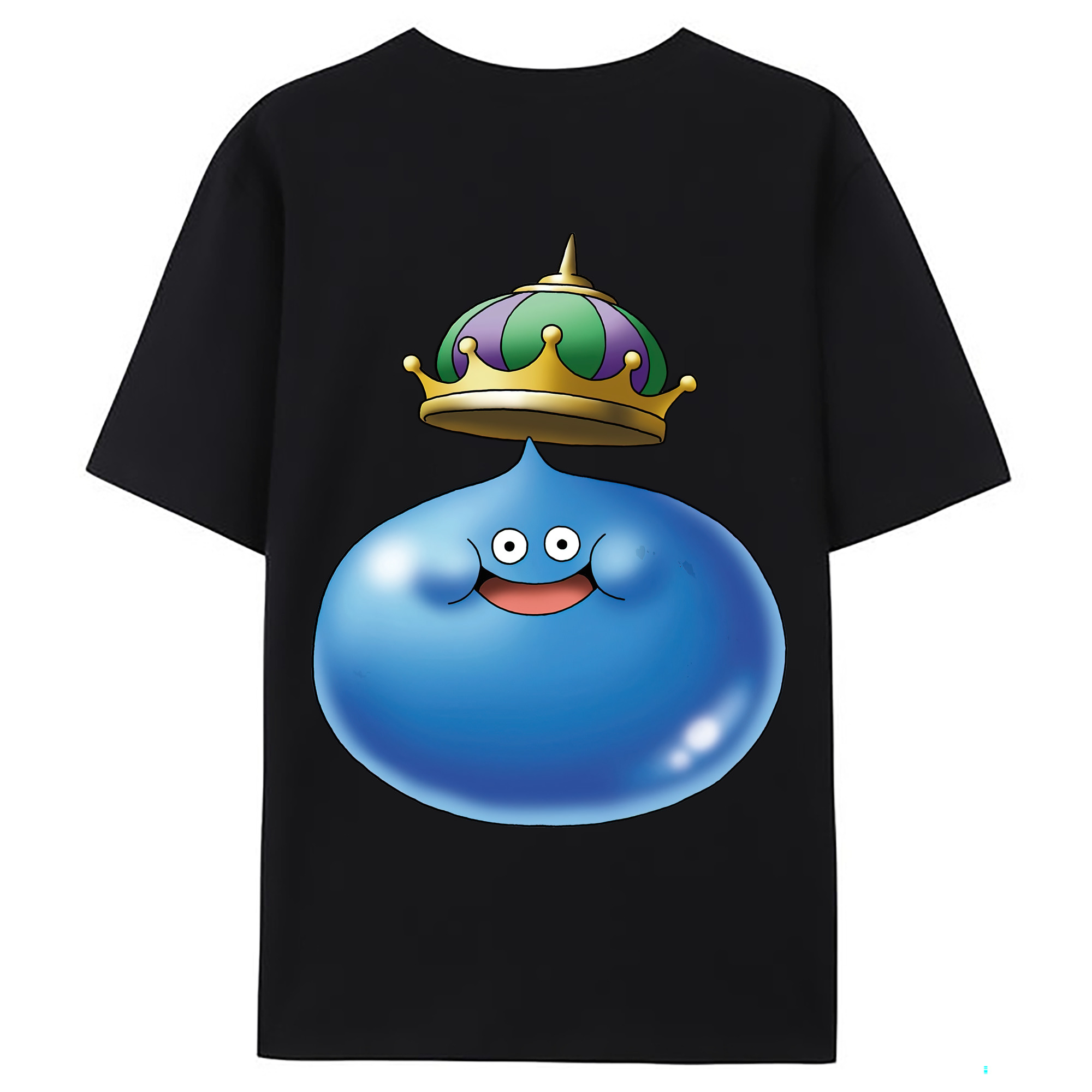 （画像用） ドラゴンクエスト Doragon Kuesuto Dragon Quest 綿100％ メンズ半袖Tシャツ（バックプリント） 通気性