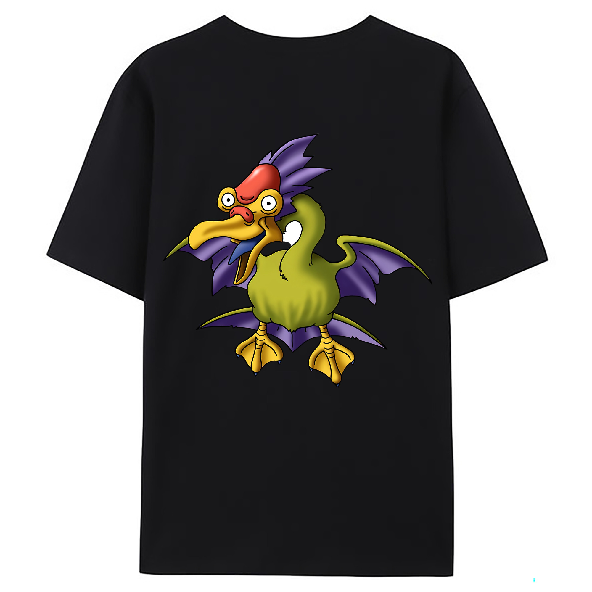 （画像用） ドラゴンクエスト Doragon Kuesuto Dragon Quest 綿100％ メンズ半袖Tシャツ（バックプリント） 通気性