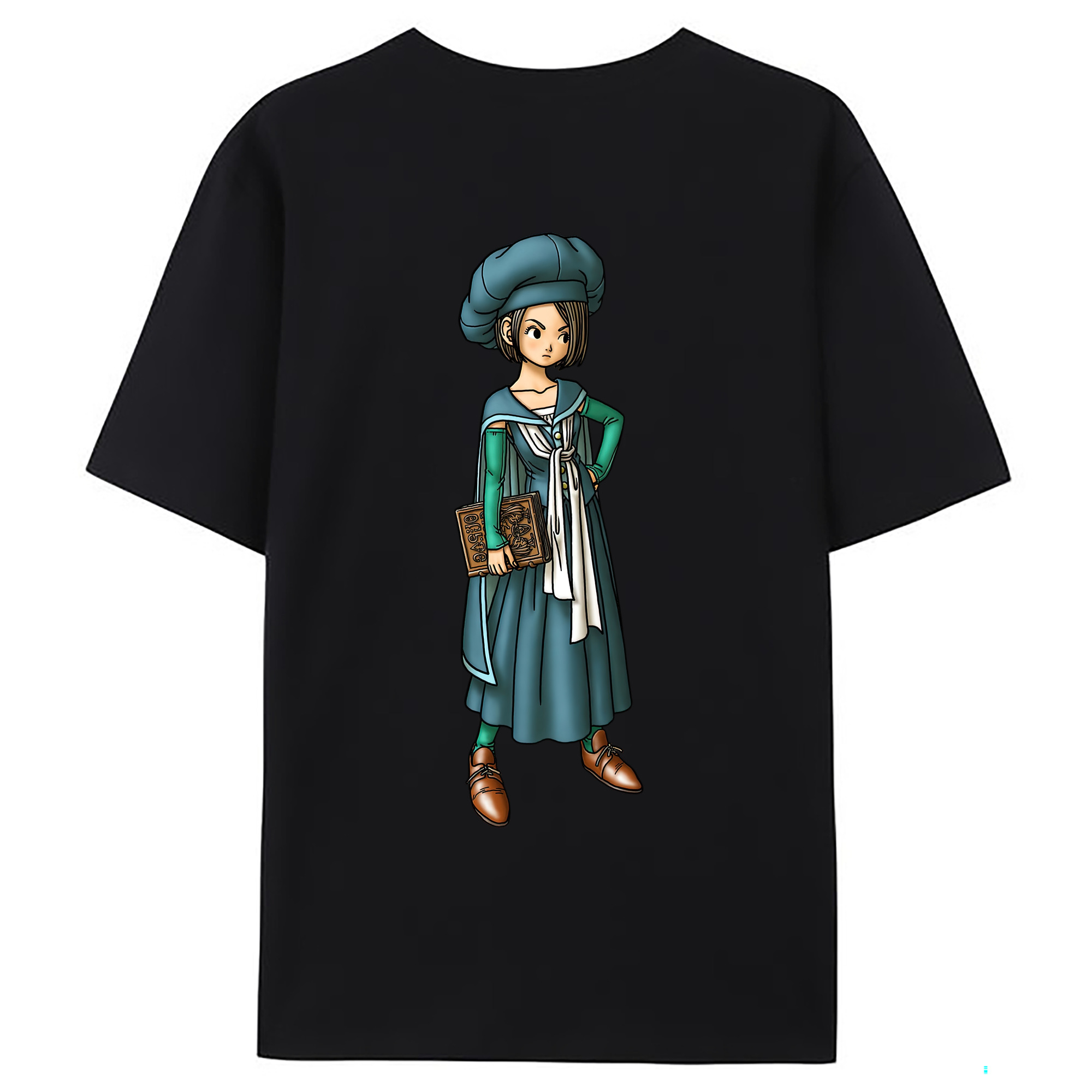 （画像用） ドラゴンクエスト Doragon Kuesuto Dragon Quest 綿100％ メンズ半袖Tシャツ（バックプリント） 通気性