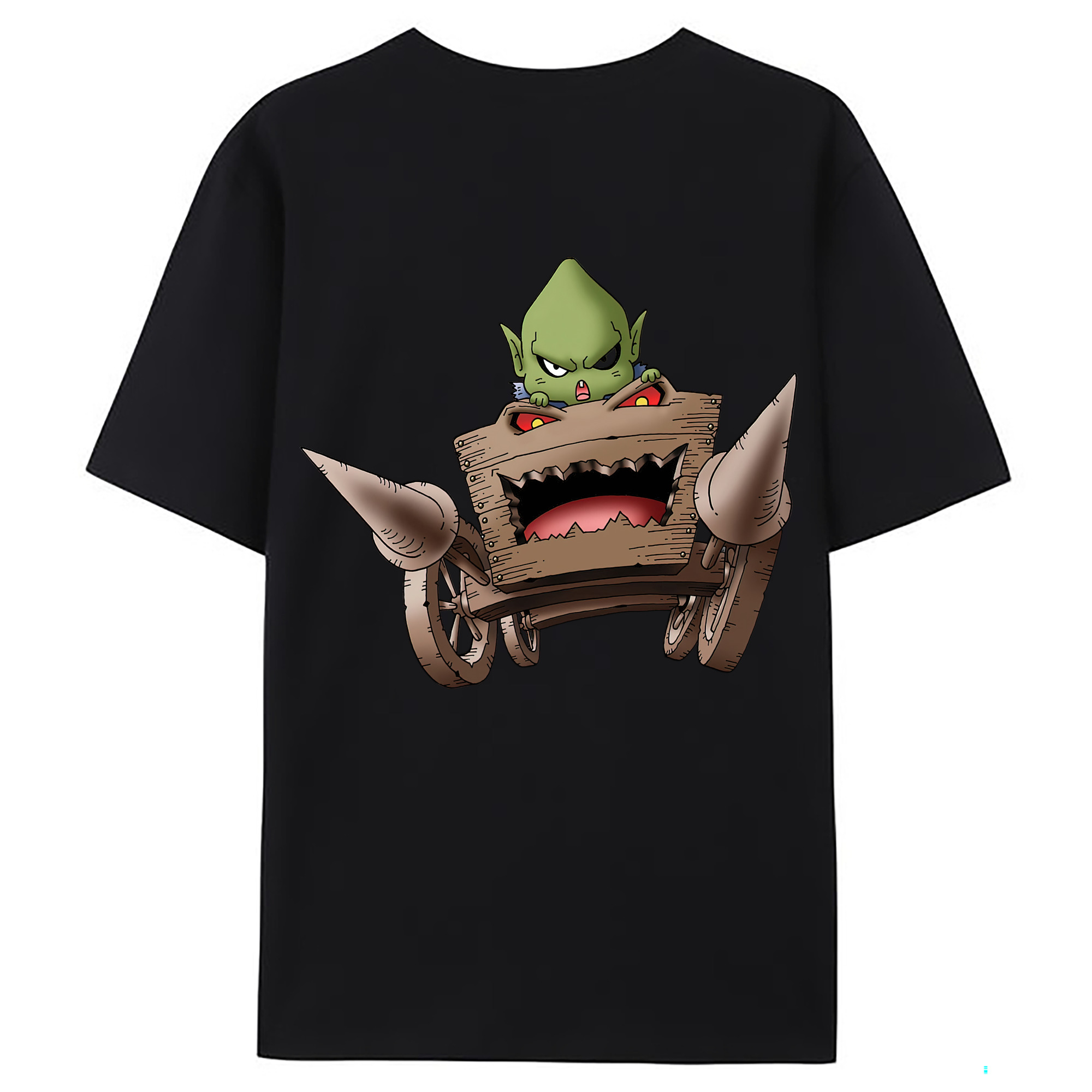 （画像用） ドラゴンクエスト Doragon Kuesuto Dragon Quest 綿100％ メンズ半袖Tシャツ（バックプリント） 通気性