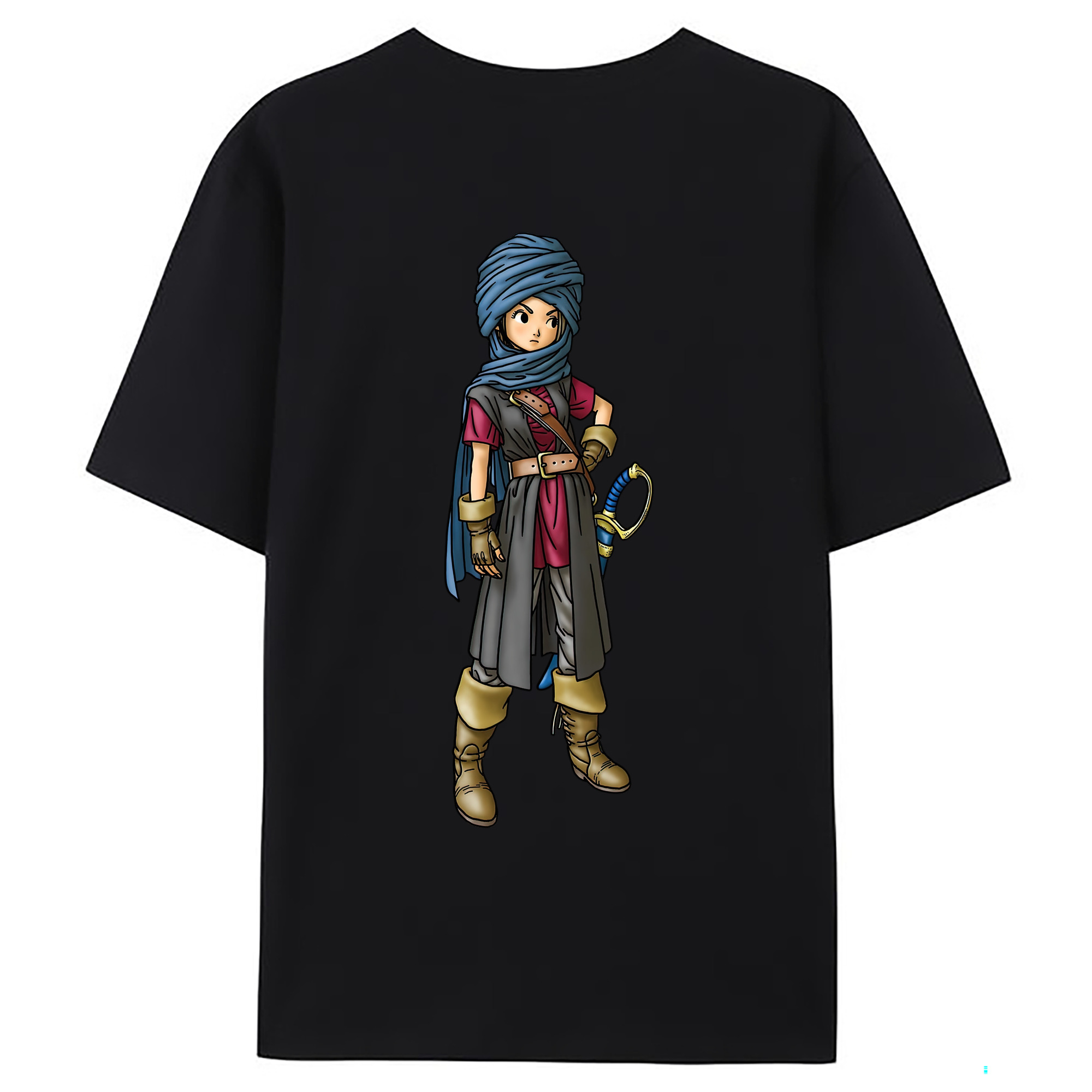 （画像用） ドラゴンクエスト Doragon Kuesuto Dragon Quest 綿100％ メンズ半袖Tシャツ（バックプリント） 通気性