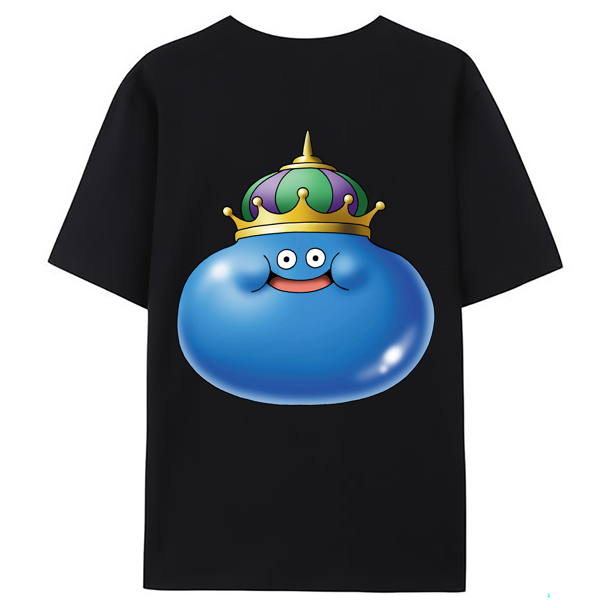 （画像用） ドラゴンクエスト Doragon Kuesuto Dragon Quest 綿100％ メンズ半袖Tシャツ（バックプリント） 通気性