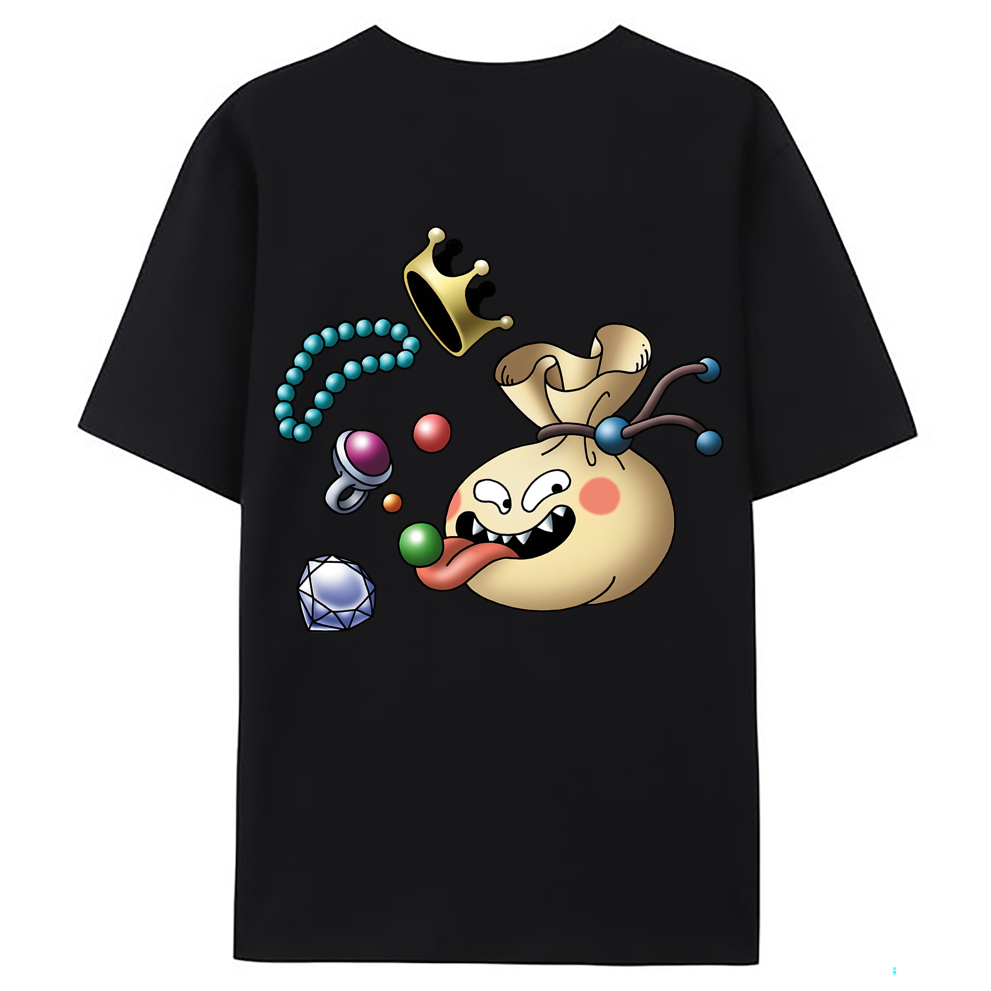 （画像用） ドラゴンクエスト Doragon Kuesuto Dragon Quest 綿100％ メンズ半袖Tシャツ（バックプリント） 通気性