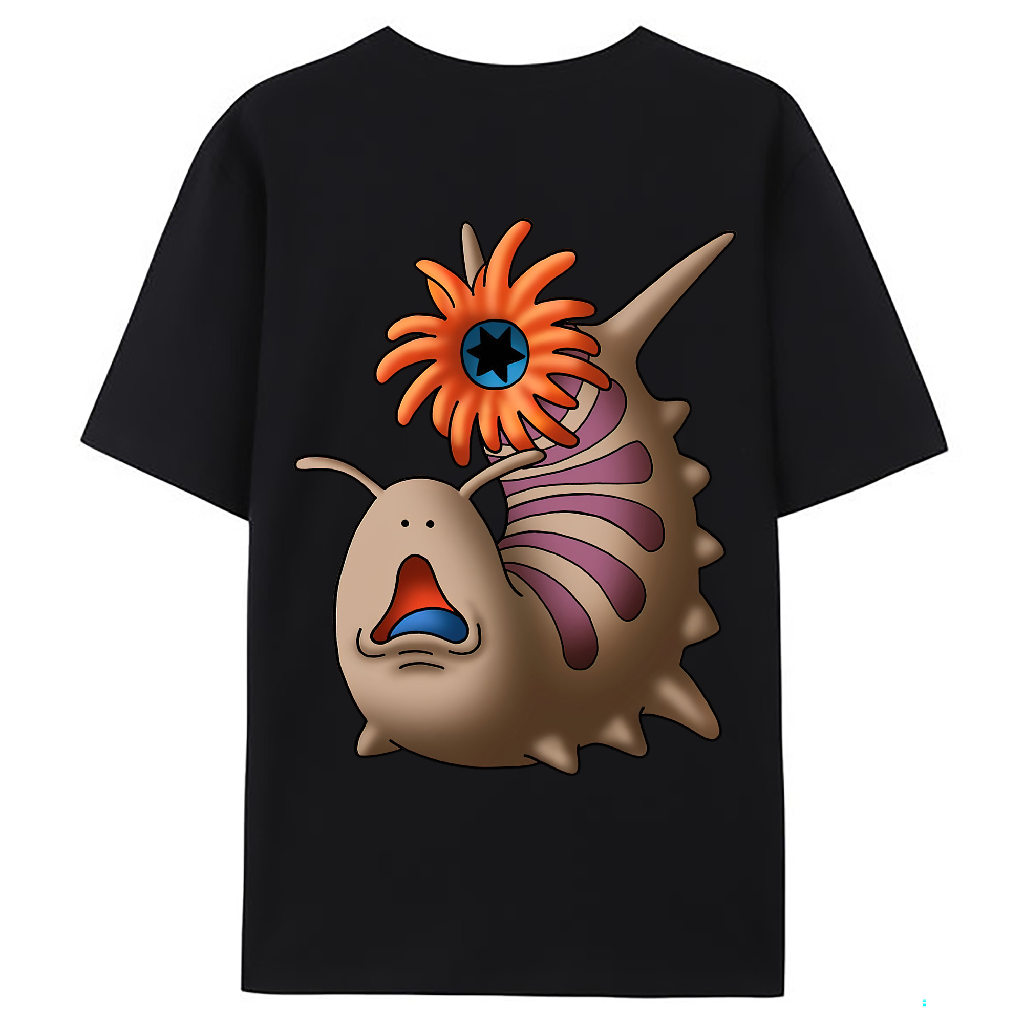 （画像用） ドラゴンクエスト Doragon Kuesuto Dragon Quest 綿100％ メンズ半袖Tシャツ（バックプリント） 通気性