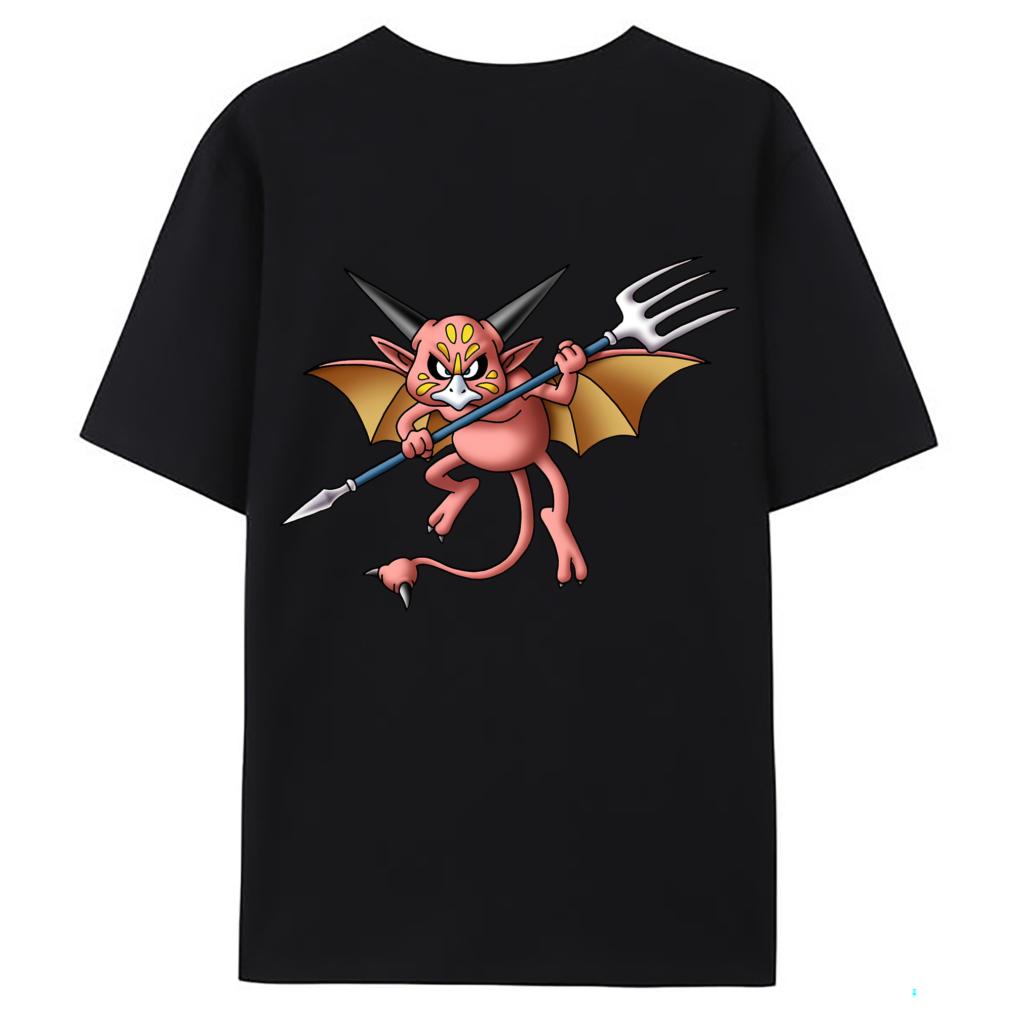 （画像用） ドラゴンクエスト Doragon Kuesuto Dragon Quest 綿100％ メンズ半袖Tシャツ（バックプリント） 通気性