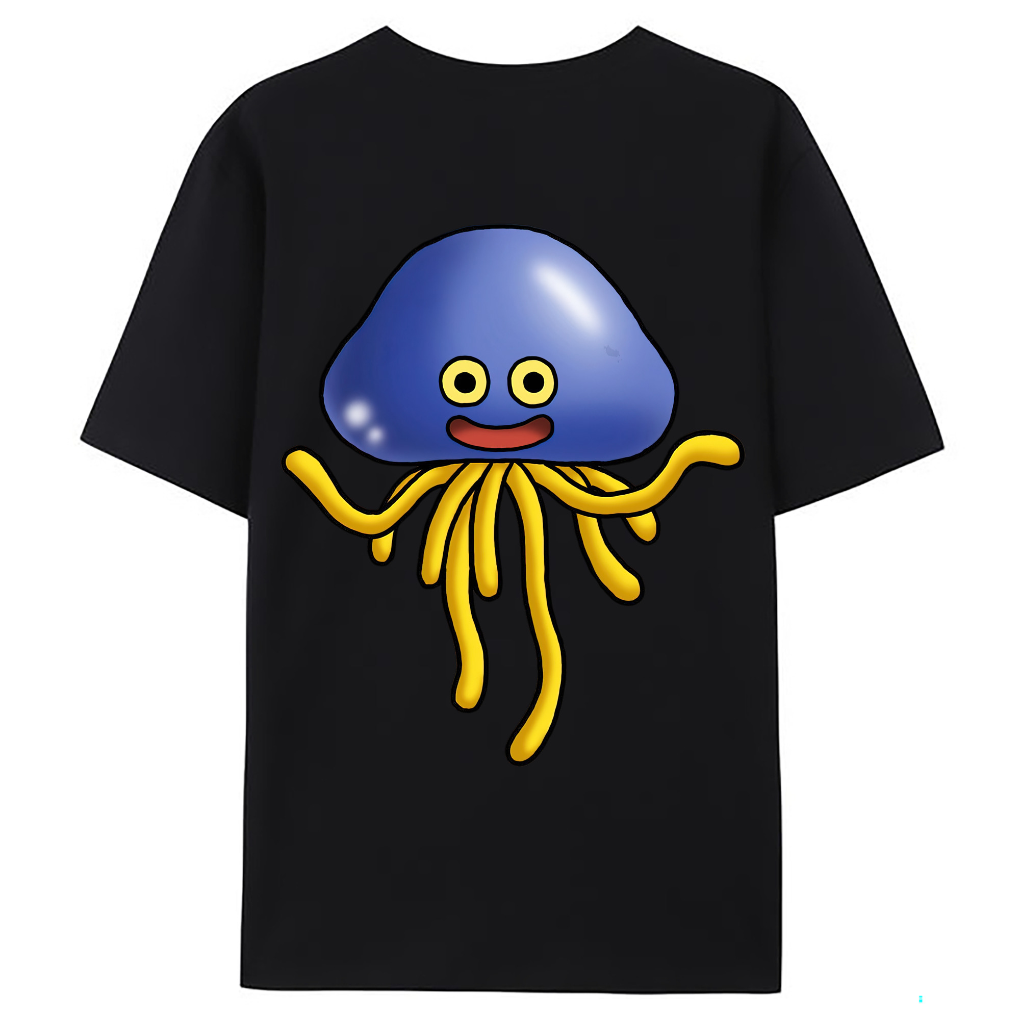 （画像用） ドラゴンクエスト Doragon Kuesuto Dragon Quest 綿100％ メンズ半袖Tシャツ（バックプリント） 通気性