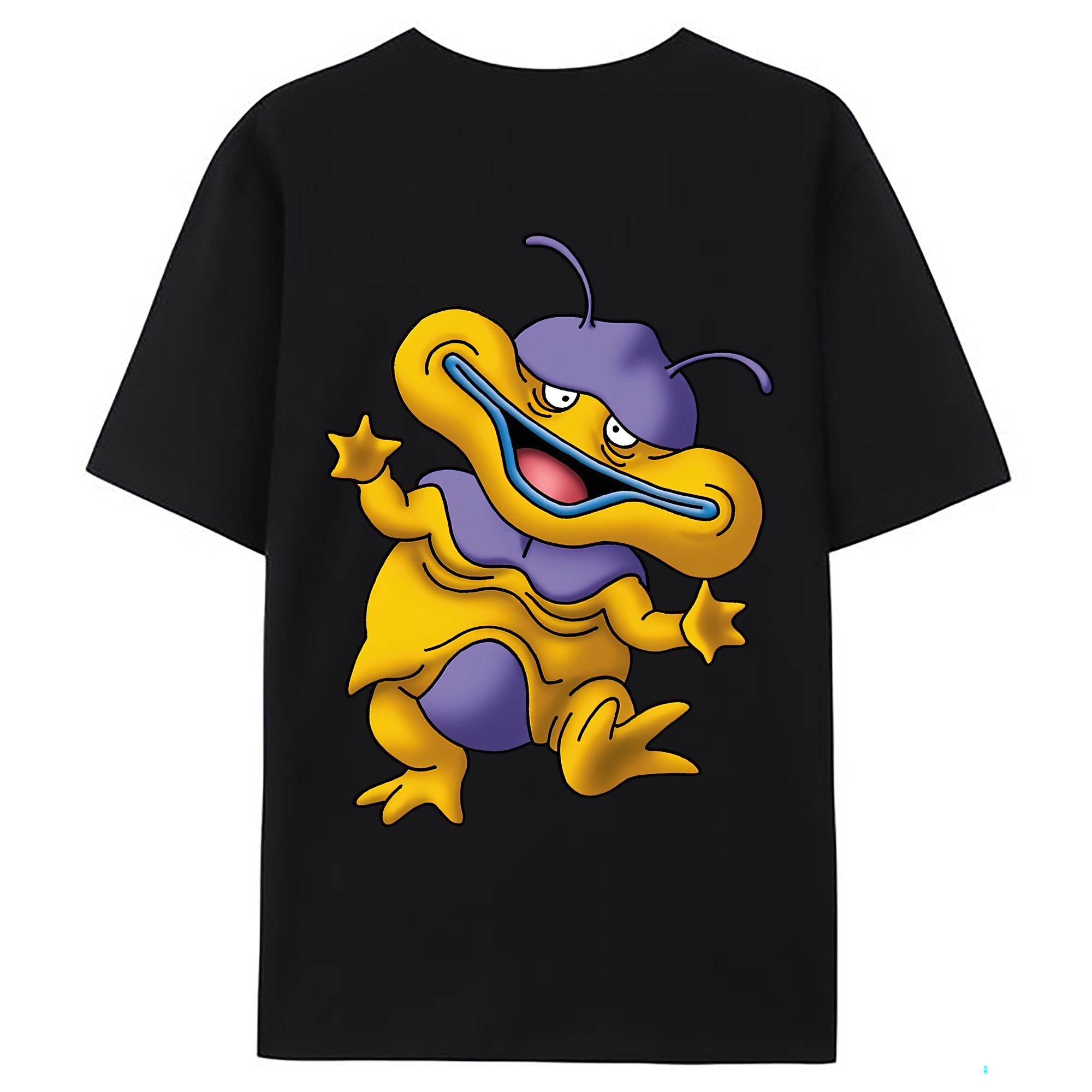 （画像用） ドラゴンクエスト Doragon Kuesuto Dragon Quest 綿100％ メンズ半袖Tシャツ（バックプリント） 通気性