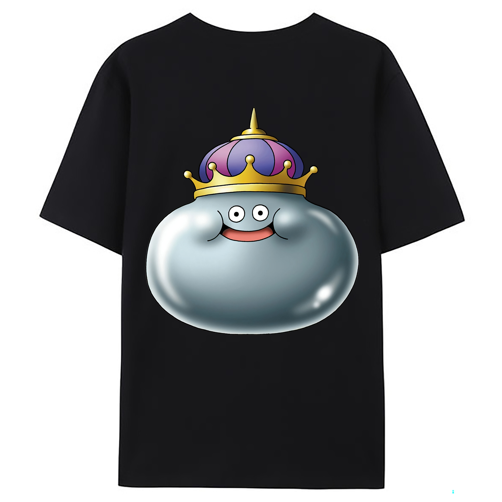 （画像用） ドラゴンクエスト Doragon Kuesuto Dragon Quest 綿100％ メンズ半袖Tシャツ（バックプリント） 通気性
