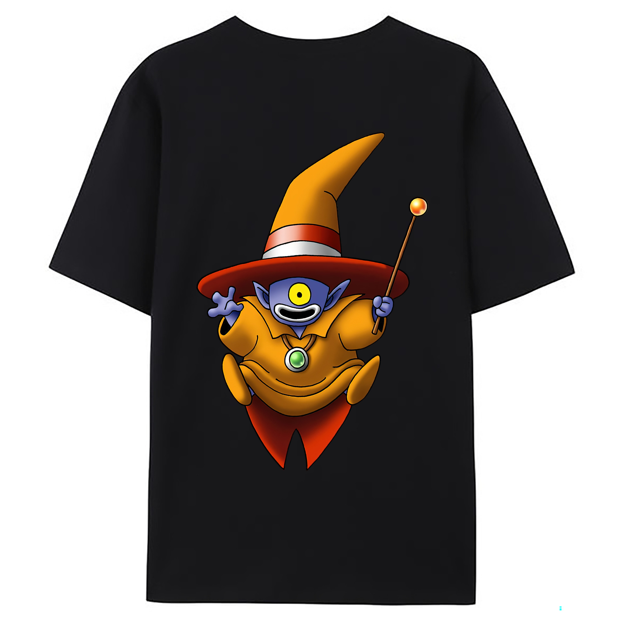 （画像用） ドラゴンクエスト Doragon Kuesuto Dragon Quest 綿100％ メンズ半袖Tシャツ（バックプリント） 通気性