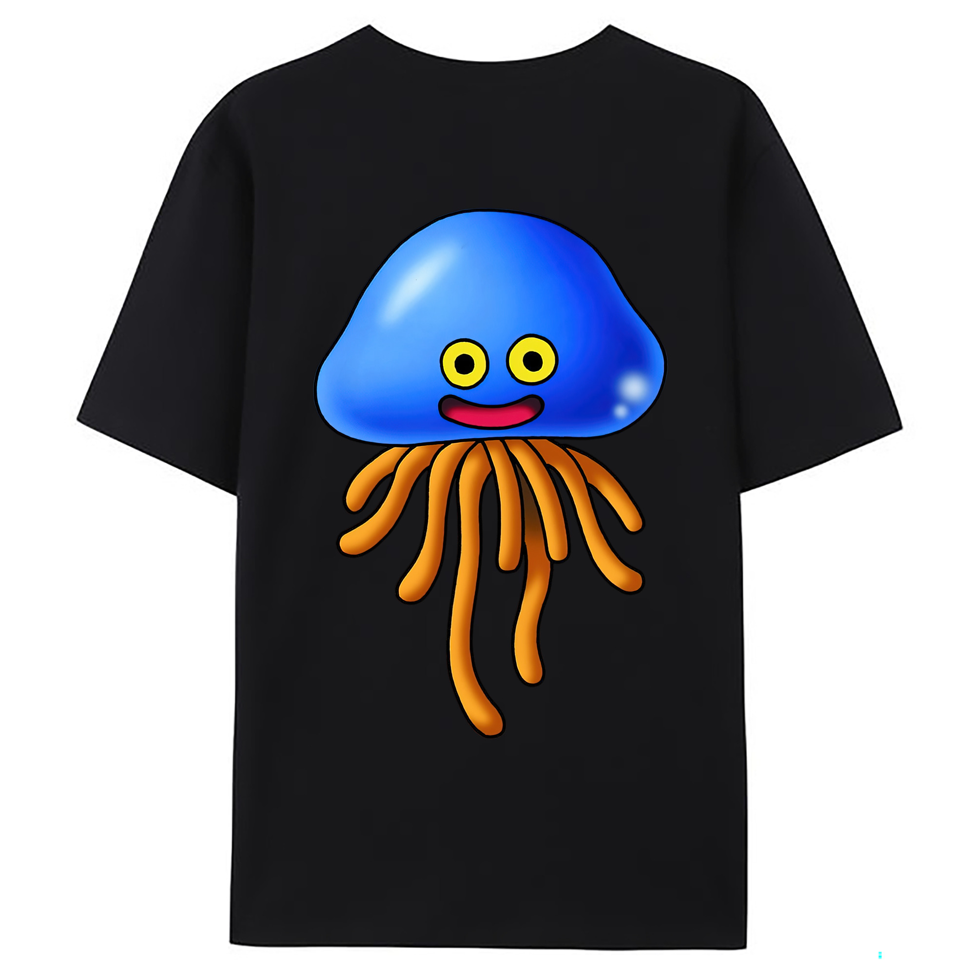 （画像用） ドラゴンクエスト Doragon Kuesuto Dragon Quest 綿100％ メンズ半袖Tシャツ（バックプリント） 通気性