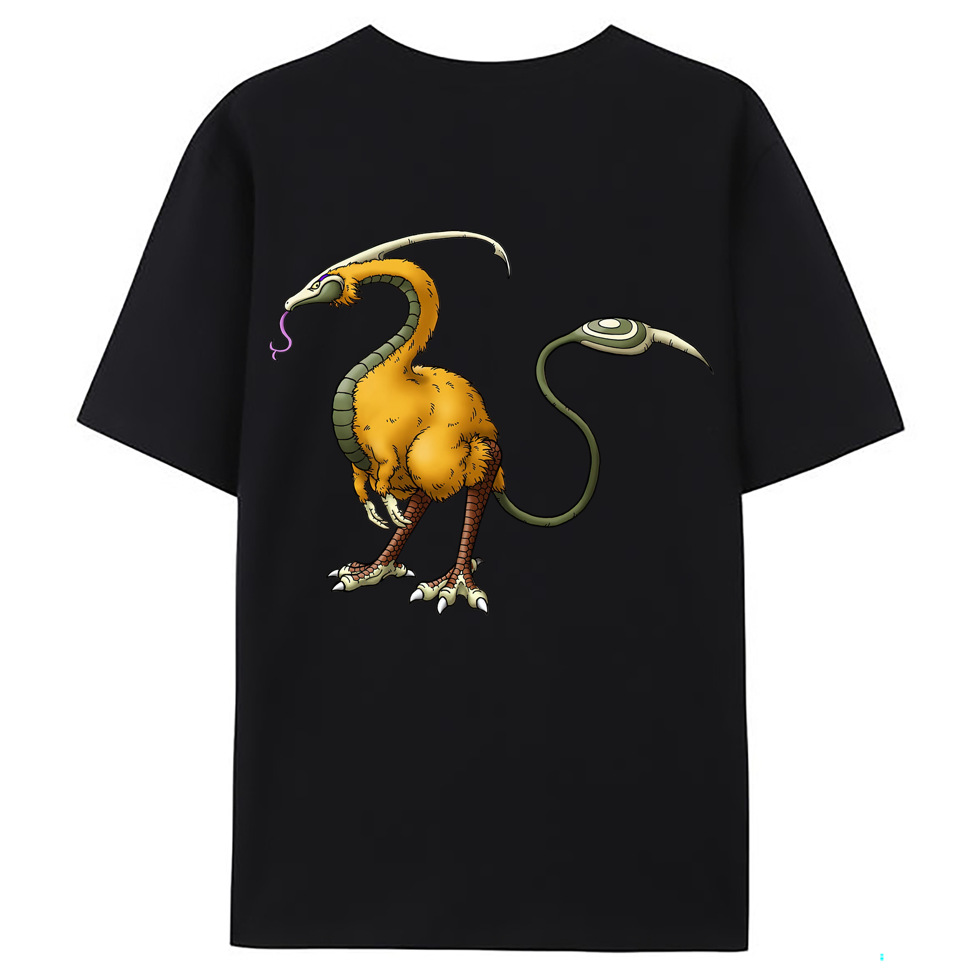 （画像用） ドラゴンクエスト Doragon Kuesuto Dragon Quest 綿100％ メンズ半袖Tシャツ（バックプリント） 通気性