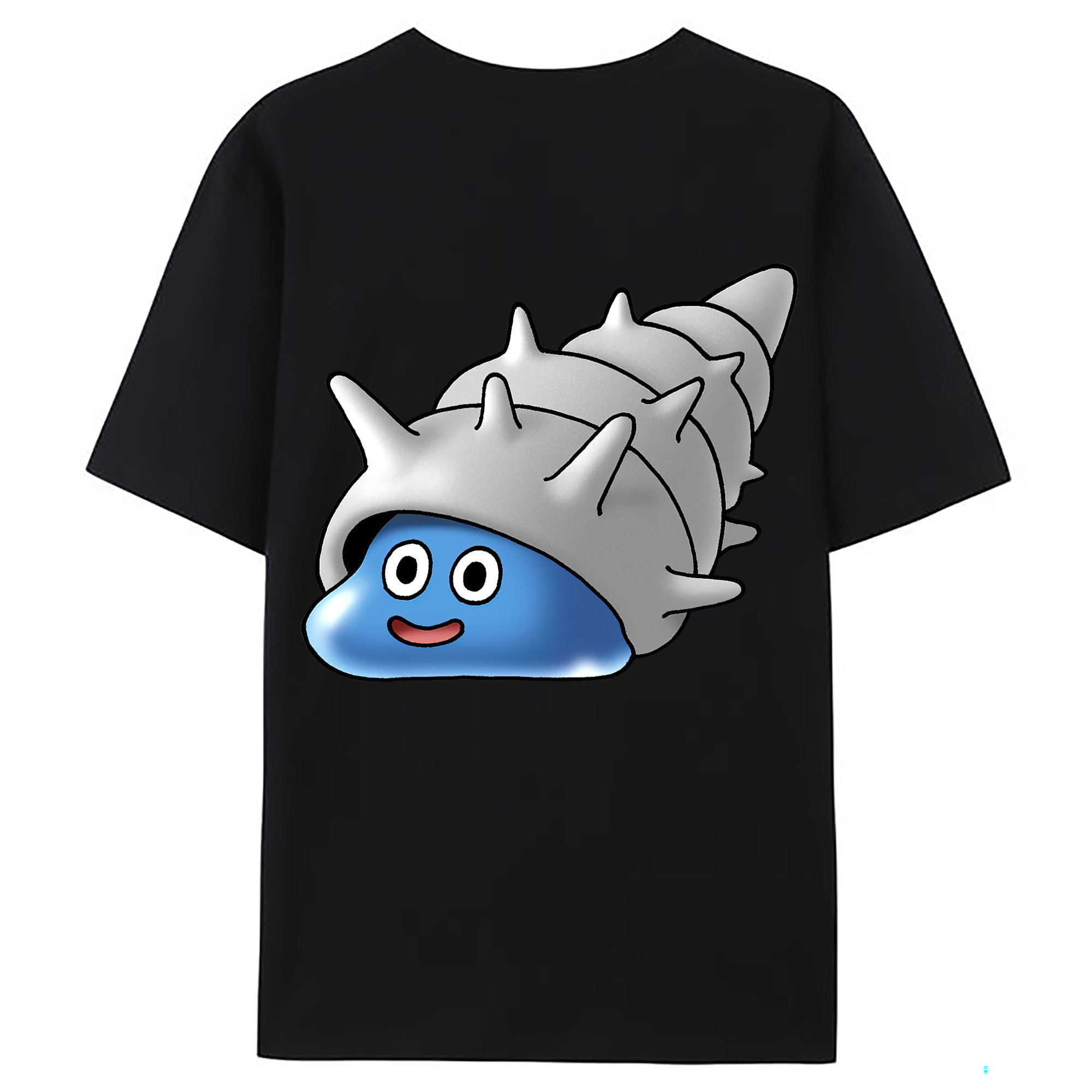 （画像用） ドラゴンクエスト Doragon Kuesuto Dragon Quest 綿100％ メンズ半袖Tシャツ（バックプリント） 通気性