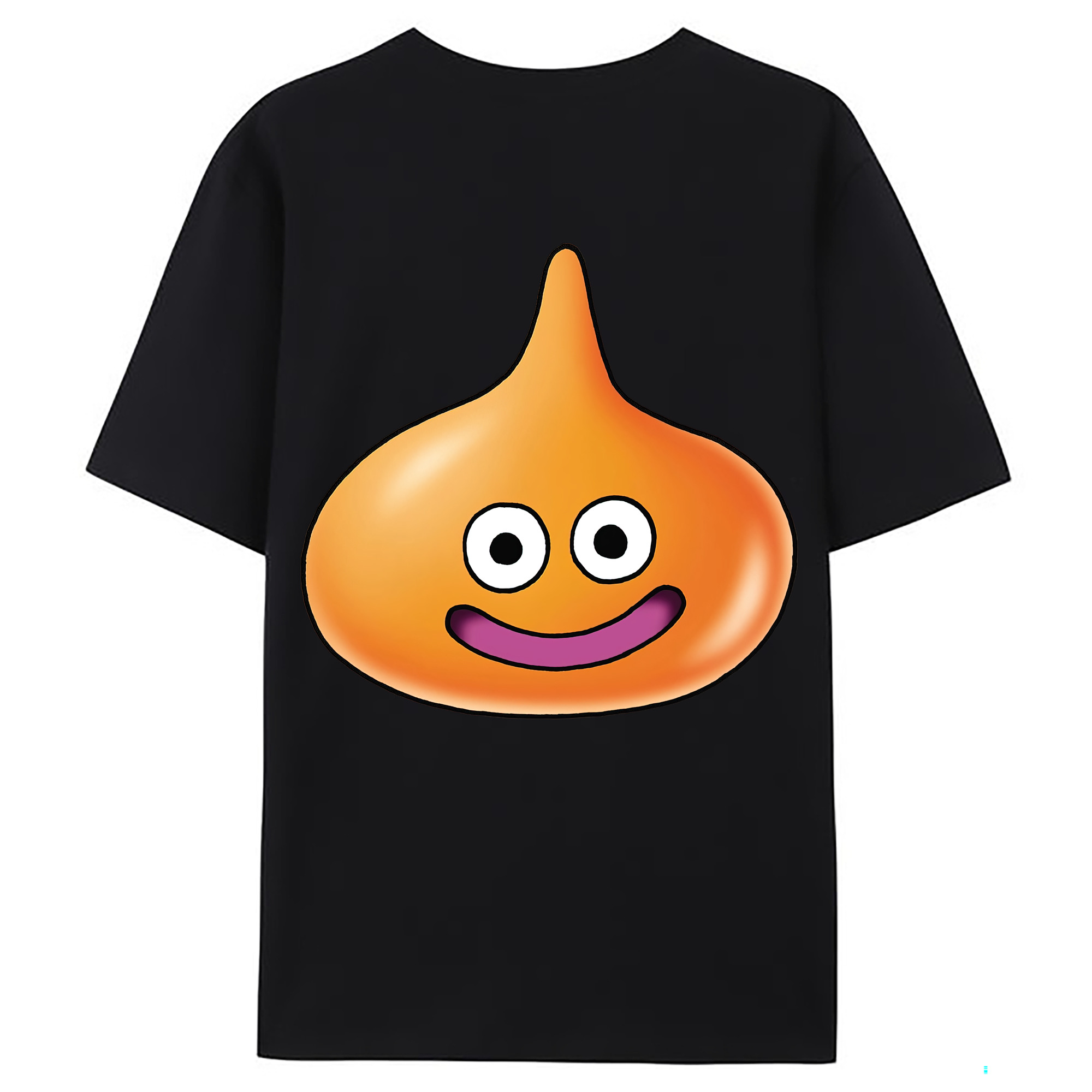 （画像用） ドラゴンクエスト Doragon Kuesuto Dragon Quest 綿100％ メンズ半袖Tシャツ（バックプリント） 通気性