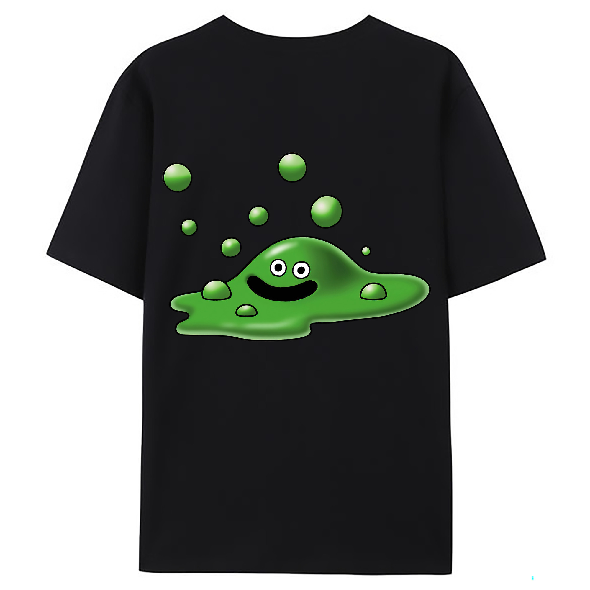 （画像用） ドラゴンクエスト Doragon Kuesuto Dragon Quest 綿100％ メンズ半袖Tシャツ（バックプリント） 通気性