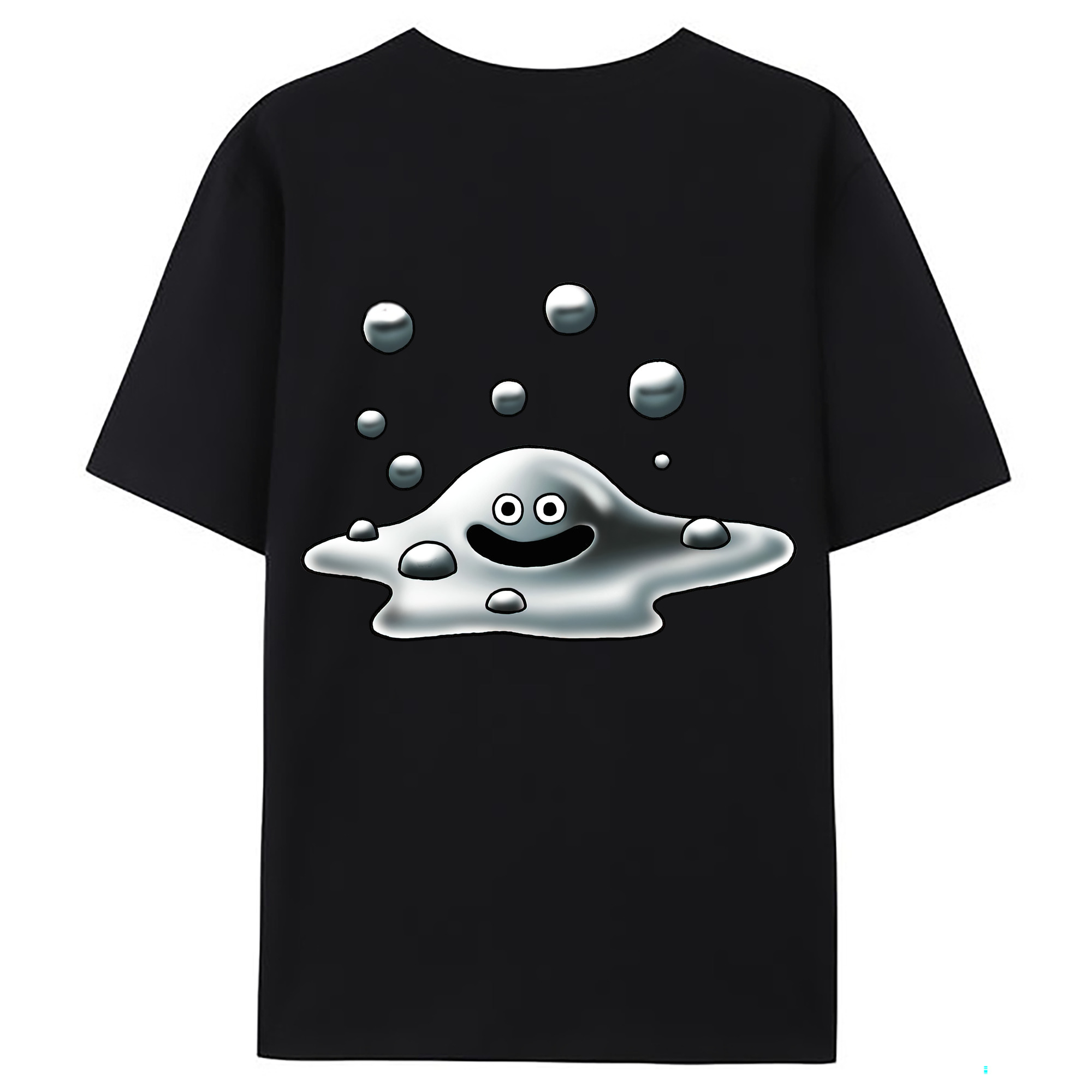（画像用） ドラゴンクエスト Doragon Kuesuto Dragon Quest 綿100％ メンズ半袖Tシャツ（バックプリント） 通気性