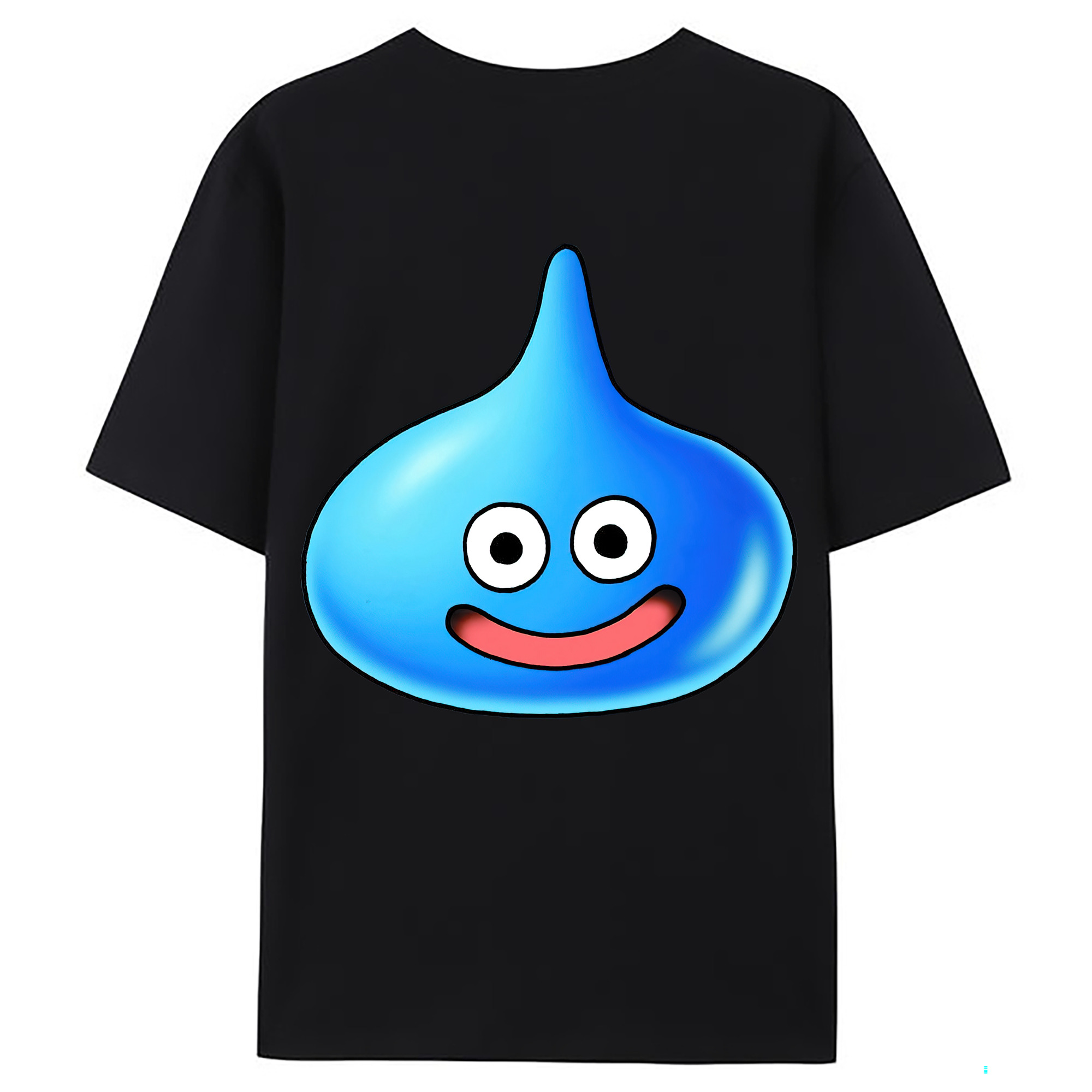 （画像用） ドラゴンクエスト Doragon Kuesuto Dragon Quest 綿100％ メンズ半袖Tシャツ（バックプリント） 通気性