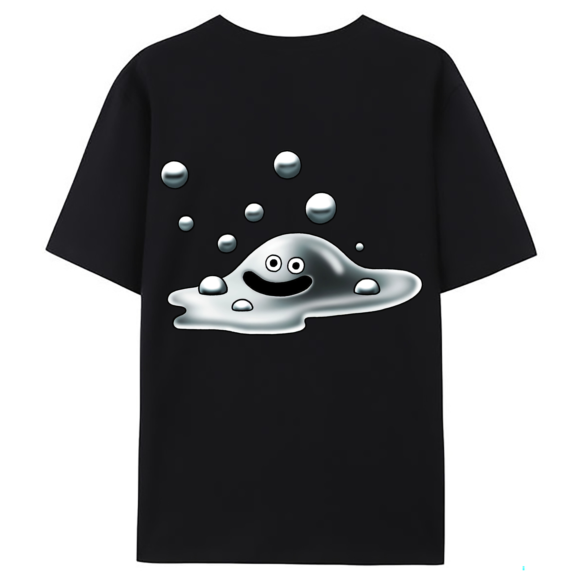 （画像用） ドラゴンクエスト Doragon Kuesuto Dragon Quest 綿100％ メンズ半袖Tシャツ（バックプリント） 通気性