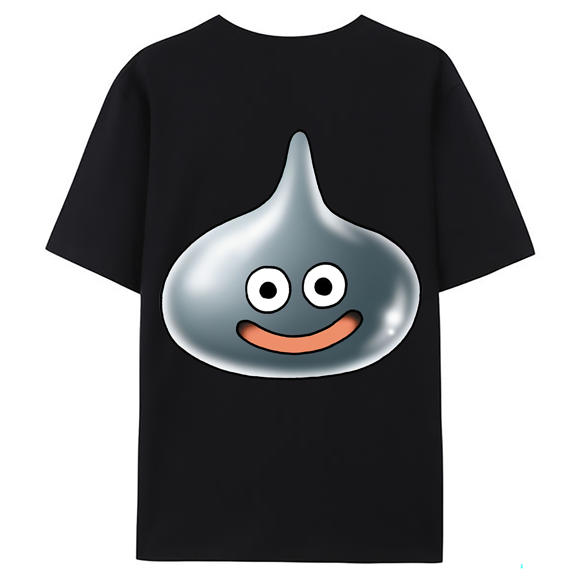 （画像用） ドラゴンクエスト Doragon Kuesuto Dragon Quest 綿100％ メンズ半袖Tシャツ（バックプリント） 通気性