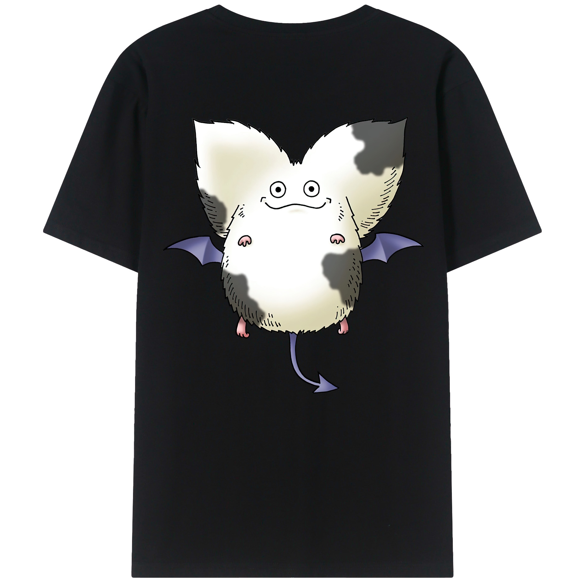 （画像用） ドラゴンクエスト Doragon Kuesuto Dragon Quest 綿100％ メンズ半袖Tシャツ（バックプリント） 通気性