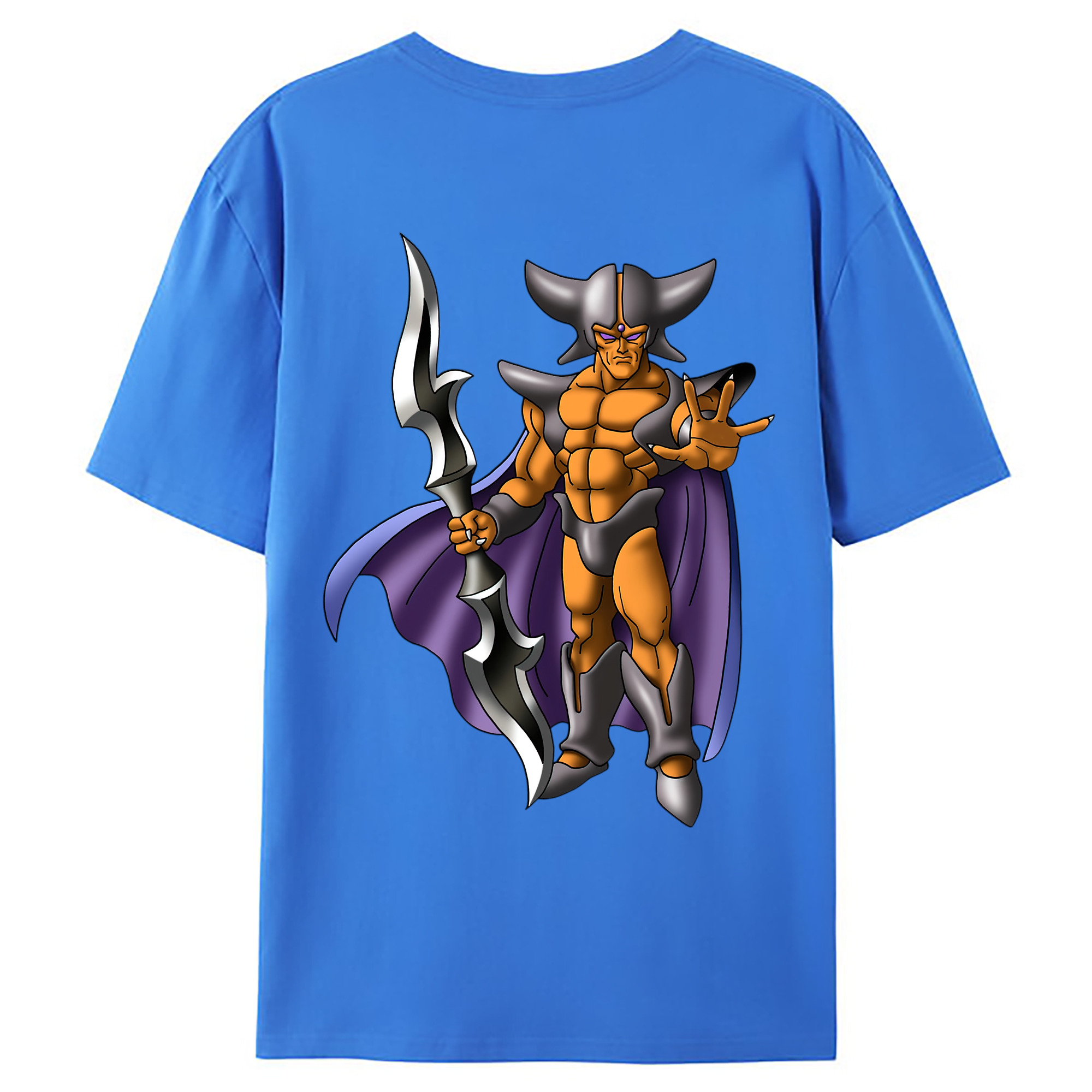 （画像用） ドラゴンクエスト Doragon Kuesuto Dragon Quest 綿100％ メンズ半袖Tシャツ（バックプリント） 通気性