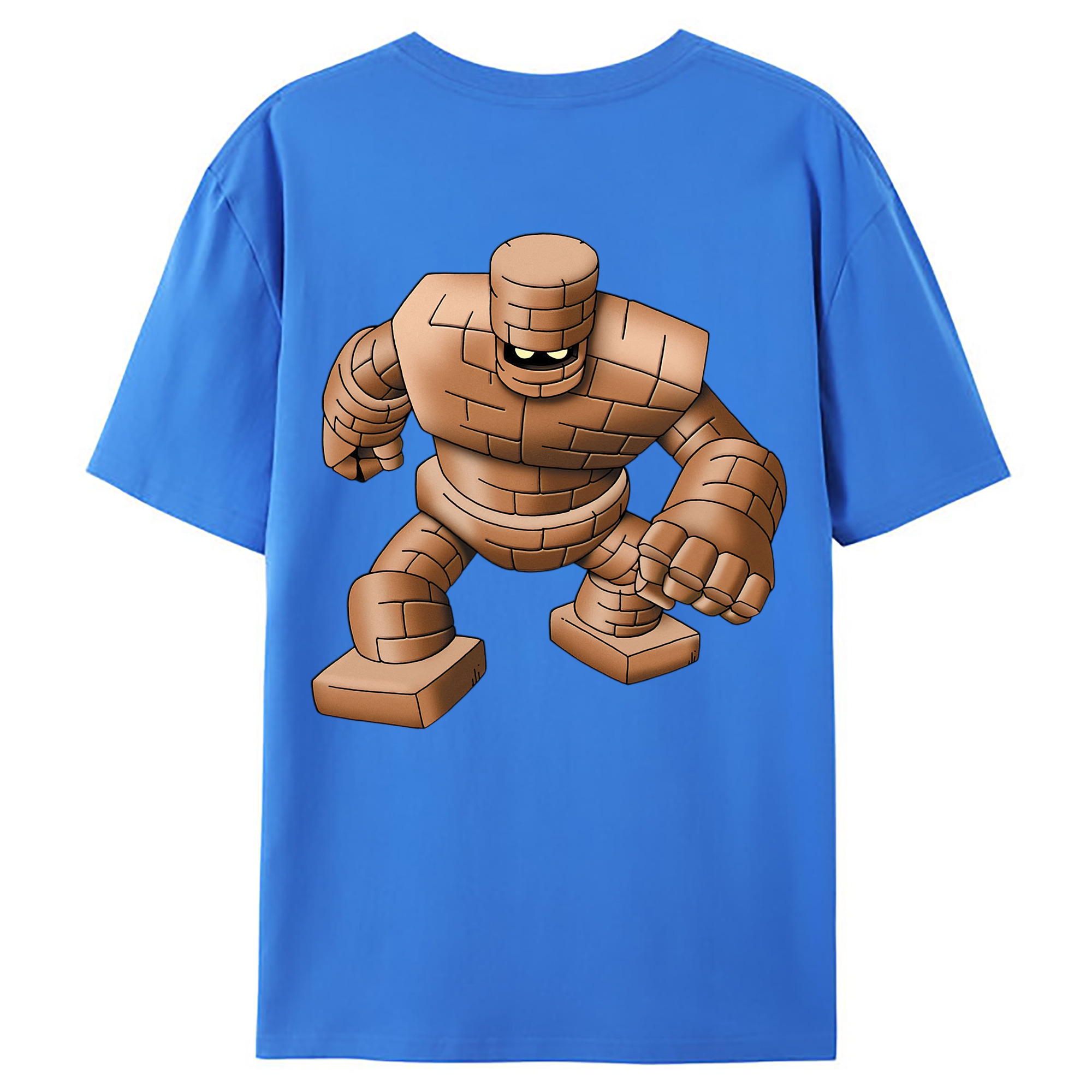 （画像用） ドラゴンクエスト Doragon Kuesuto Dragon Quest 綿100％ メンズ半袖Tシャツ（バックプリント） 通気性