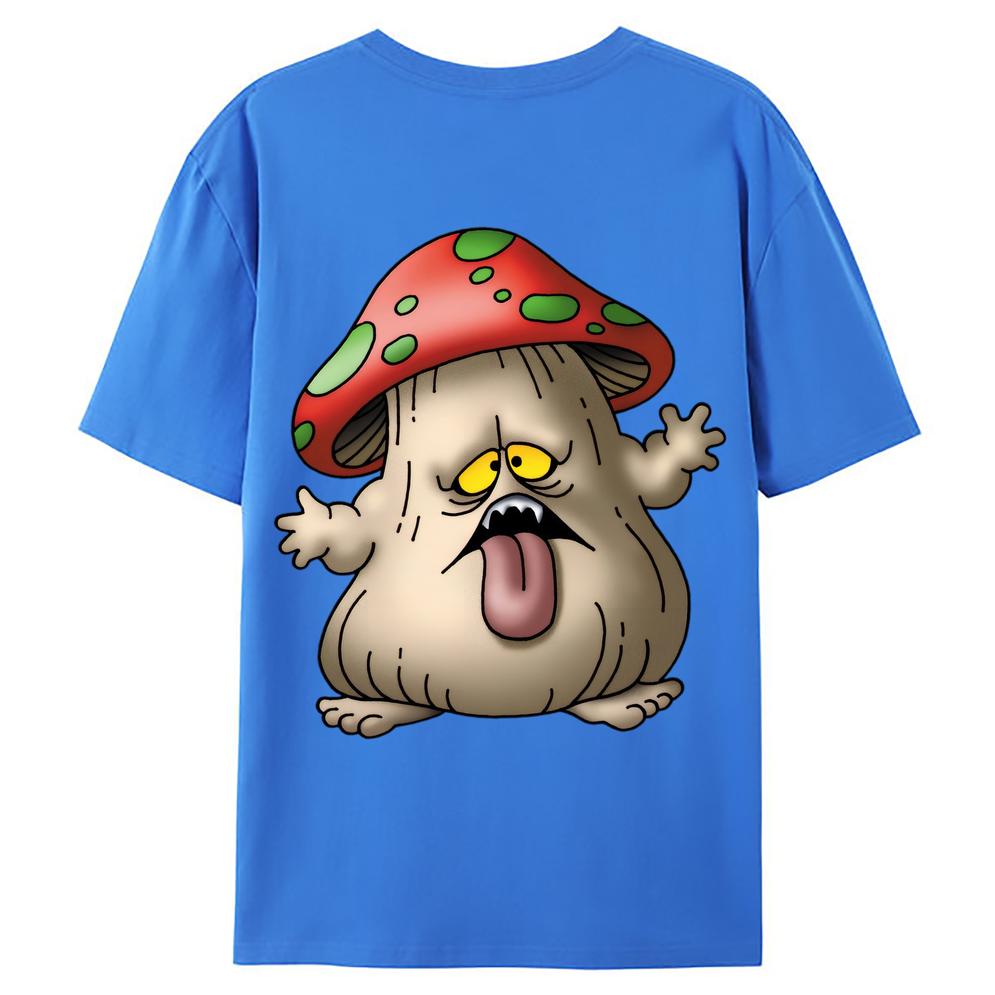 （画像用） ドラゴンクエスト Doragon Kuesuto Dragon Quest 綿100％ メンズ半袖Tシャツ（バックプリント） 通気性
