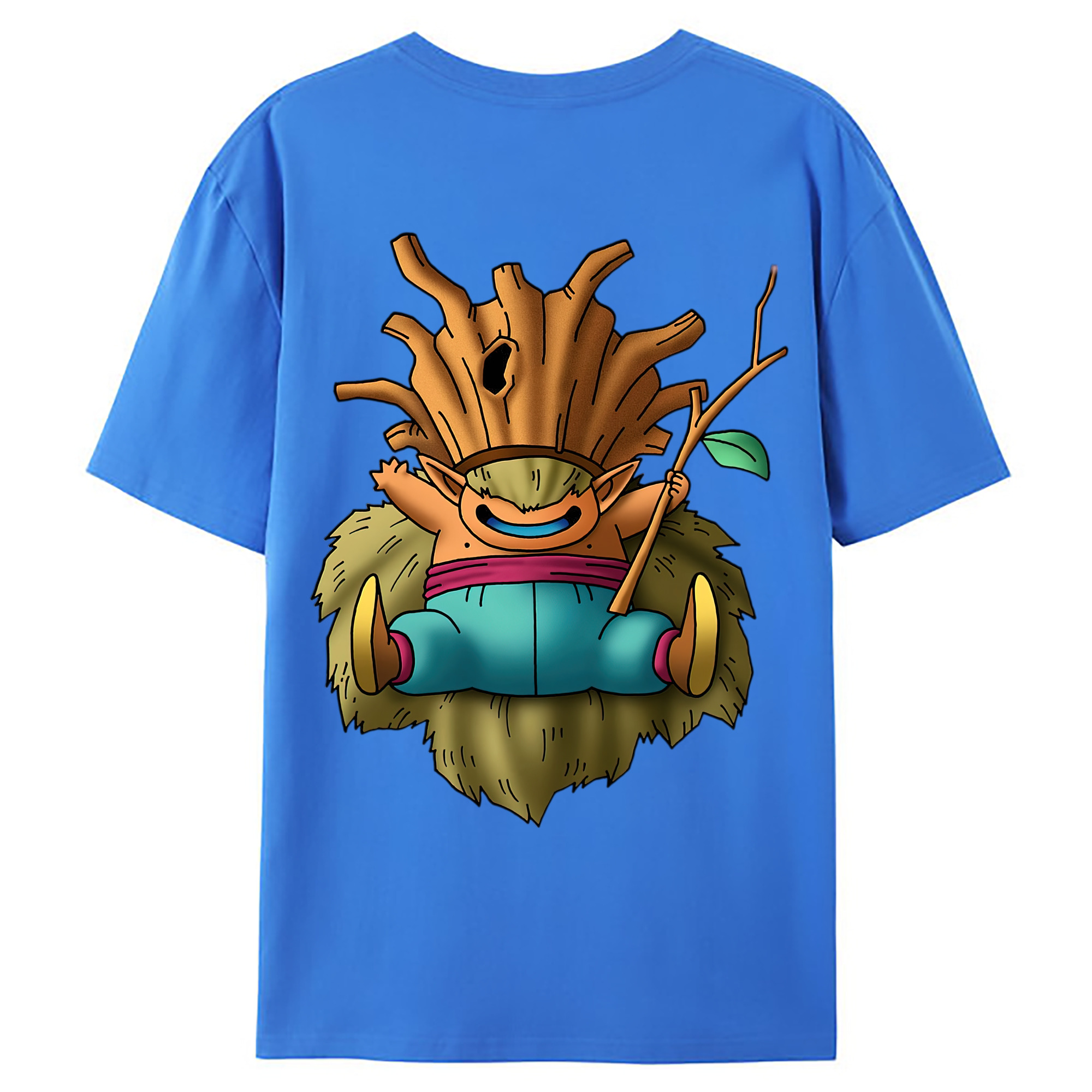 （画像用） ドラゴンクエスト Doragon Kuesuto Dragon Quest 綿100％ メンズ半袖Tシャツ（バックプリント） 通気性