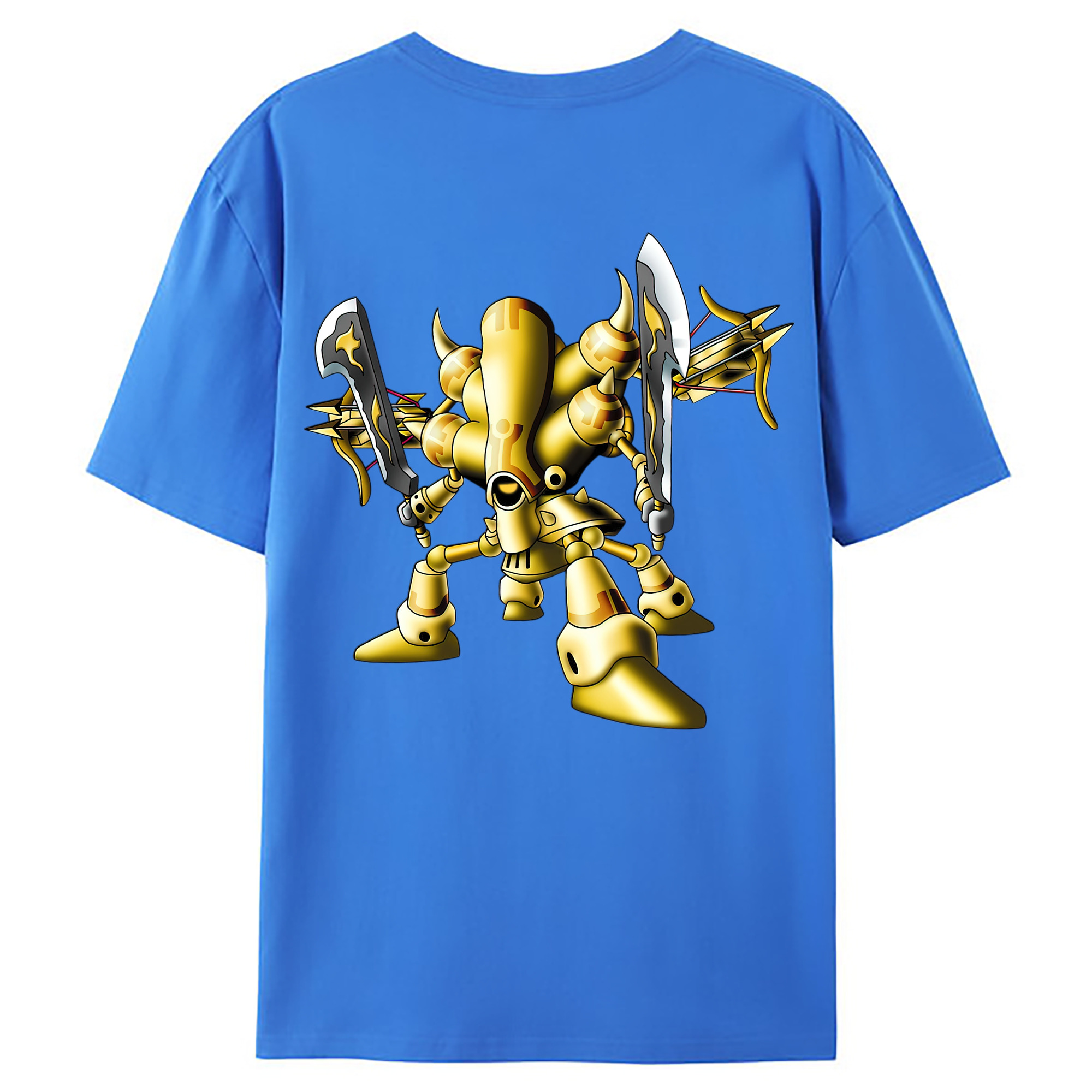 （画像用） ドラゴンクエスト Doragon Kuesuto Dragon Quest 綿100％ メンズ半袖Tシャツ（バックプリント） 通気性