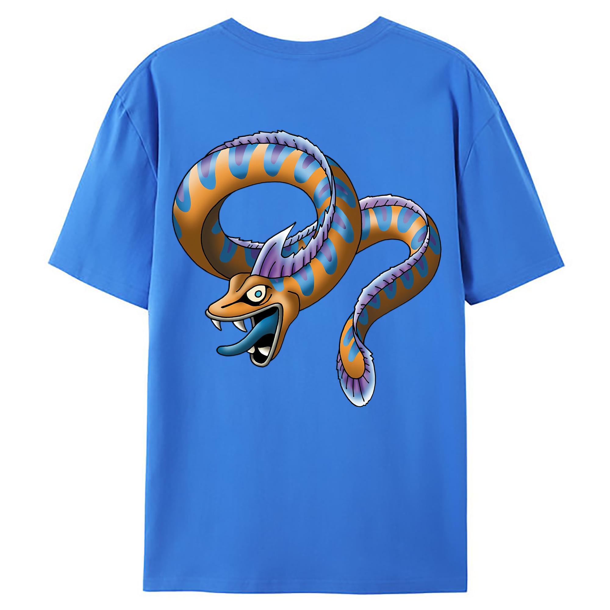 （画像用） ドラゴンクエスト Doragon Kuesuto Dragon Quest 綿100％ メンズ半袖Tシャツ（バックプリント） 通気性