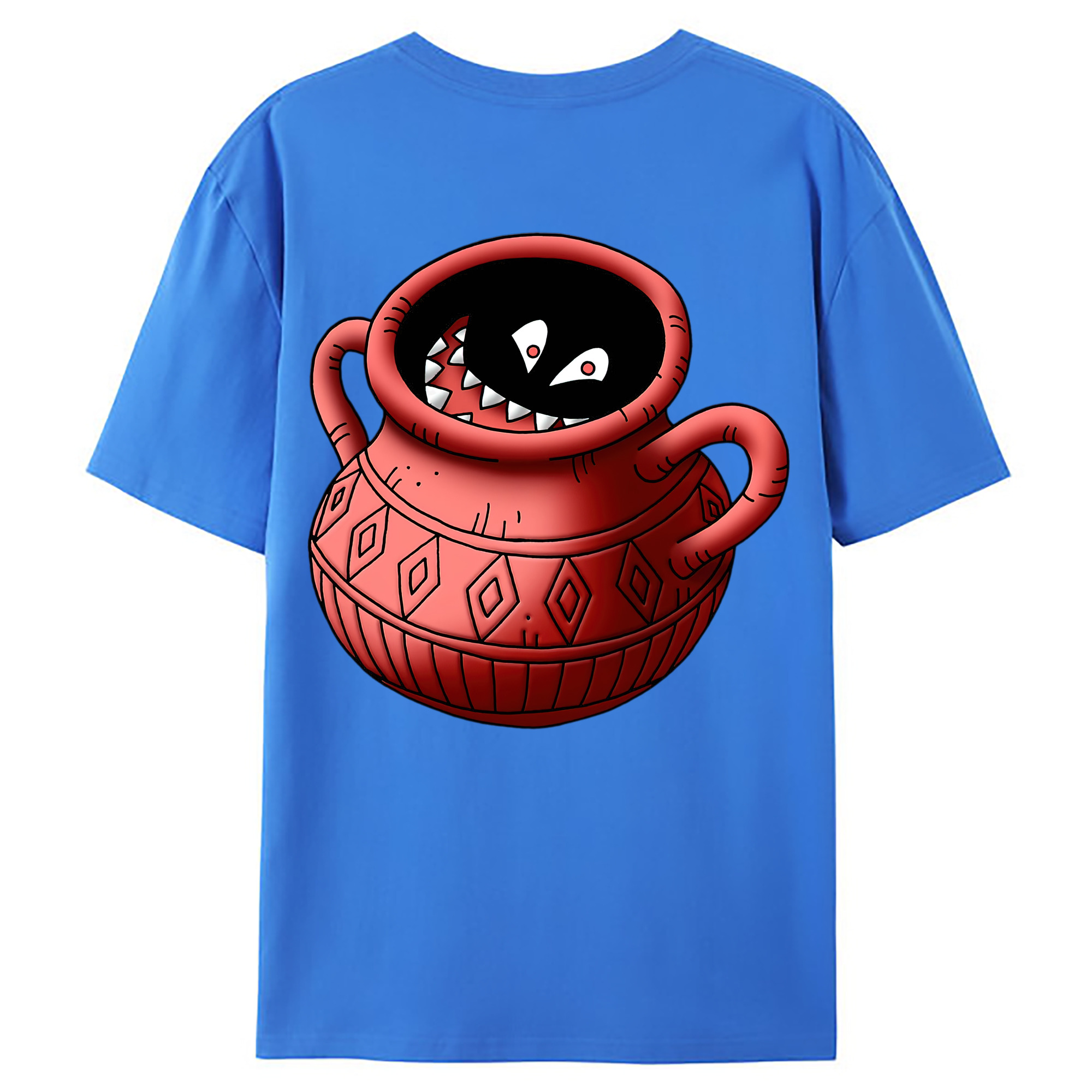 （画像用） ドラゴンクエスト Doragon Kuesuto Dragon Quest 綿100％ メンズ半袖Tシャツ（バックプリント） 通気性