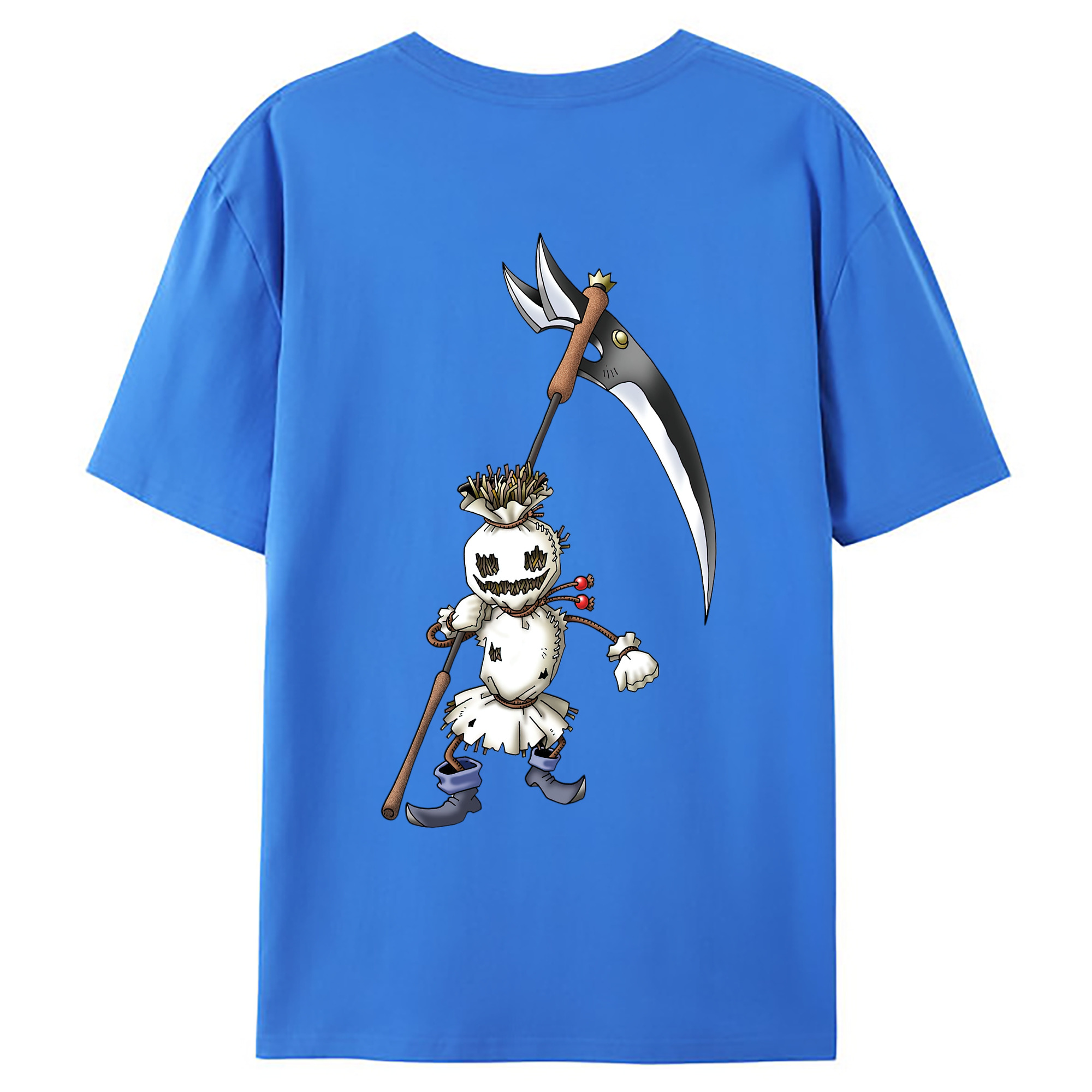 （画像用） ドラゴンクエスト Doragon Kuesuto Dragon Quest 綿100％ メンズ半袖Tシャツ（バックプリント） 通気性