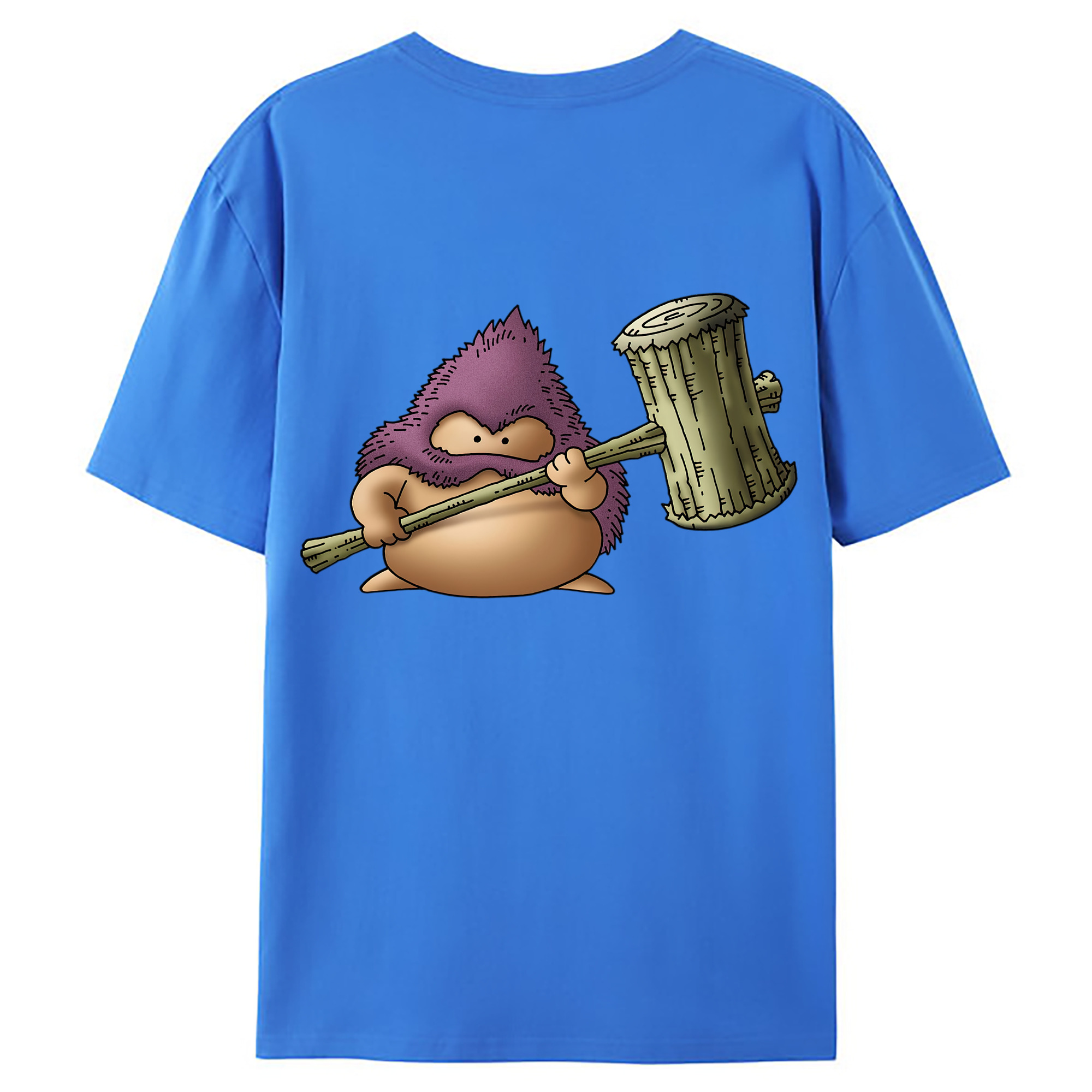 （画像用） ドラゴンクエスト Doragon Kuesuto Dragon Quest 綿100％ メンズ半袖Tシャツ（バックプリント） 通気性