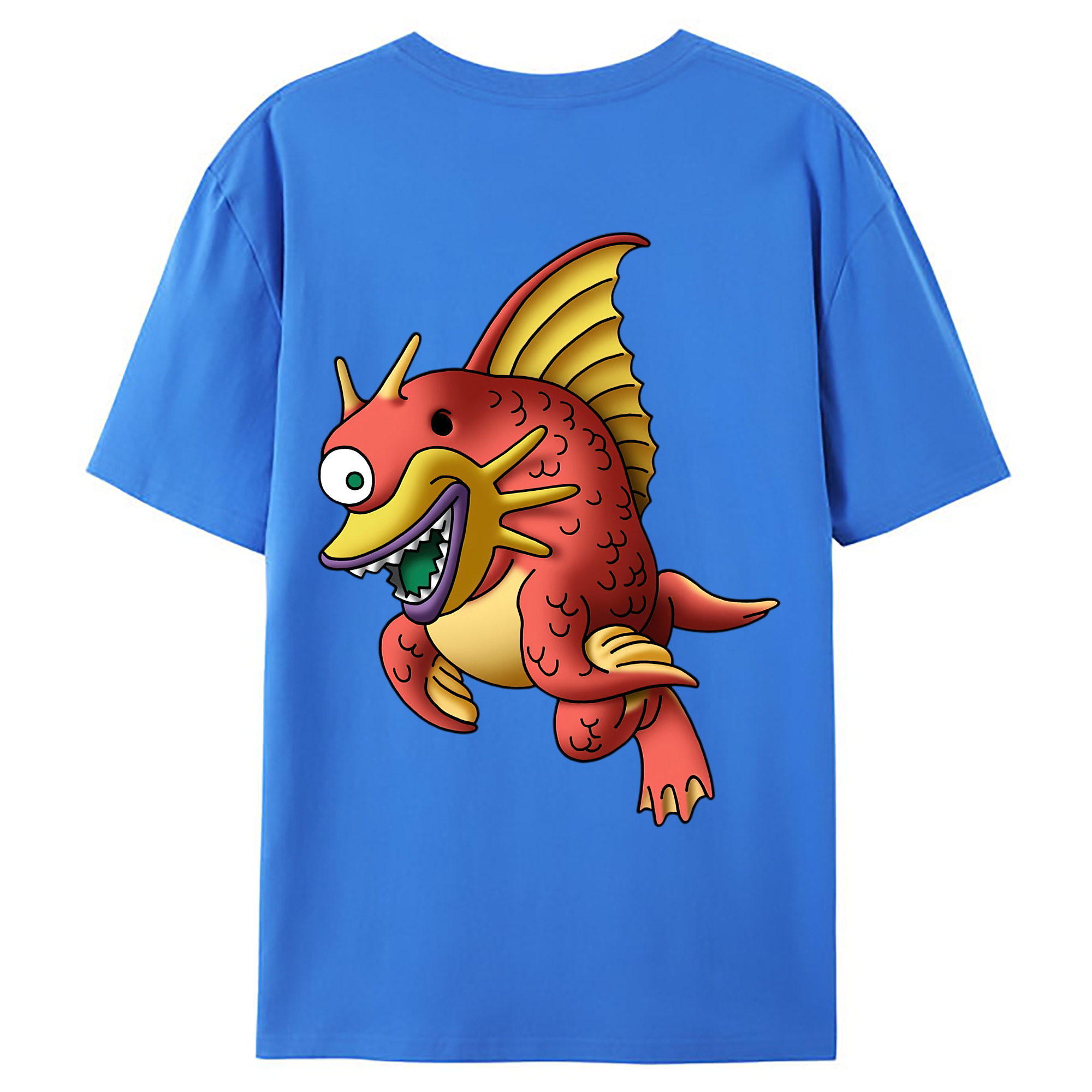 （画像用） ドラゴンクエスト Doragon Kuesuto Dragon Quest 綿100％ メンズ半袖Tシャツ（バックプリント） 通気性