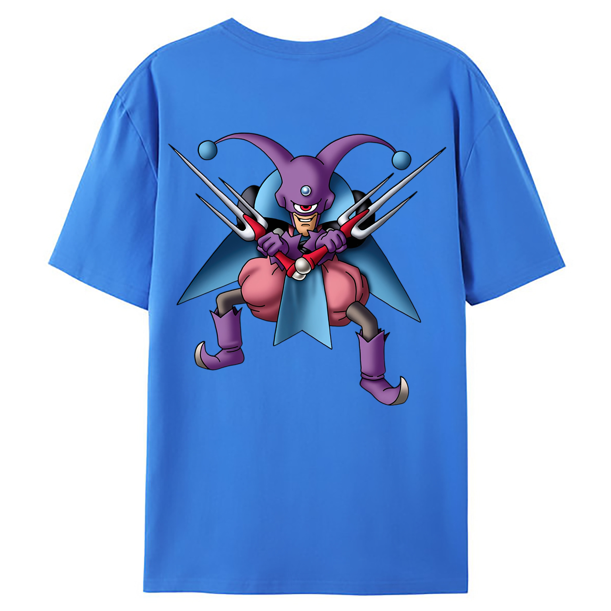 （画像用） ドラゴンクエスト Doragon Kuesuto Dragon Quest 綿100％ メンズ半袖Tシャツ（バックプリント） 通気性
