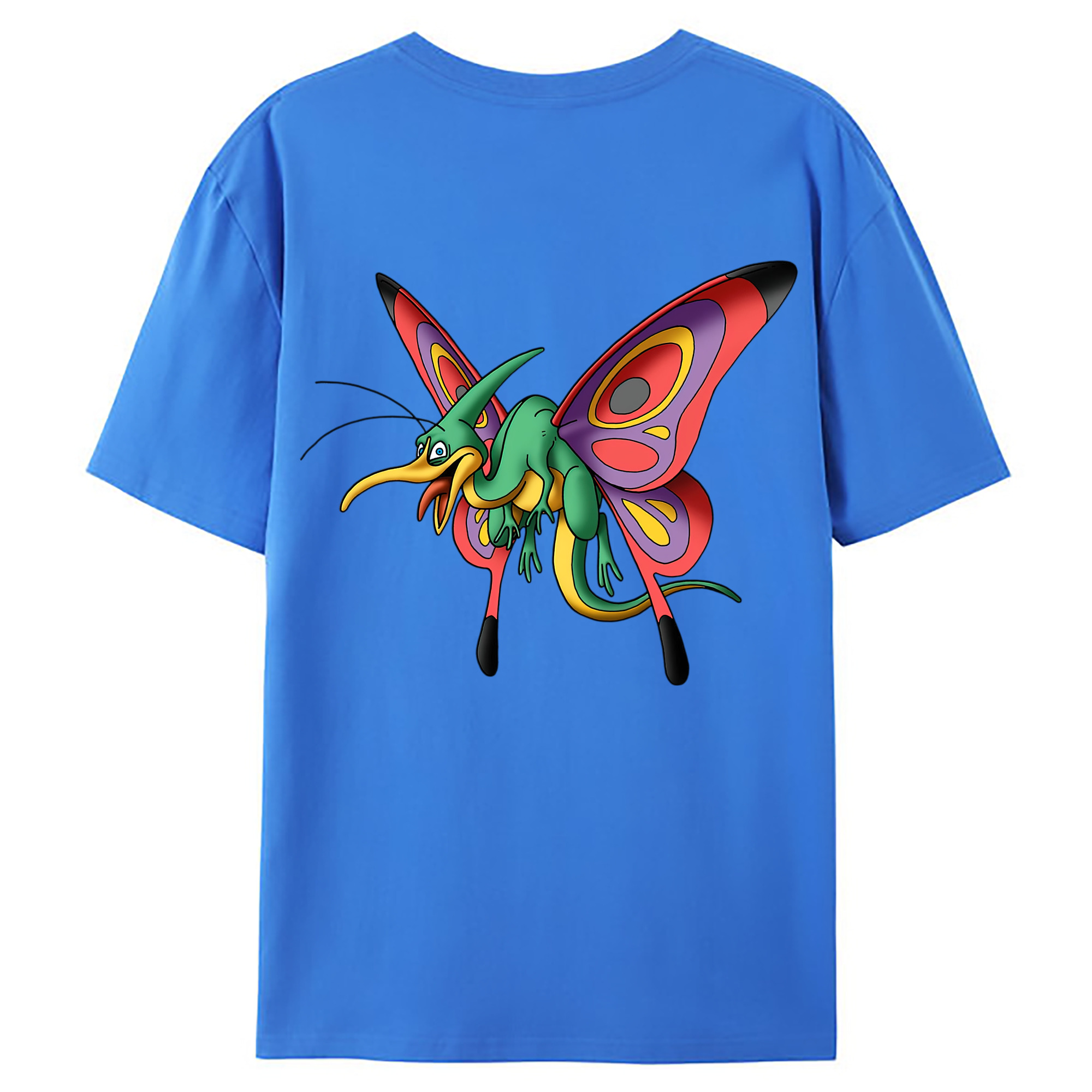 （画像用） ドラゴンクエスト Doragon Kuesuto Dragon Quest 綿100％ メンズ半袖Tシャツ（バックプリント） 通気性
