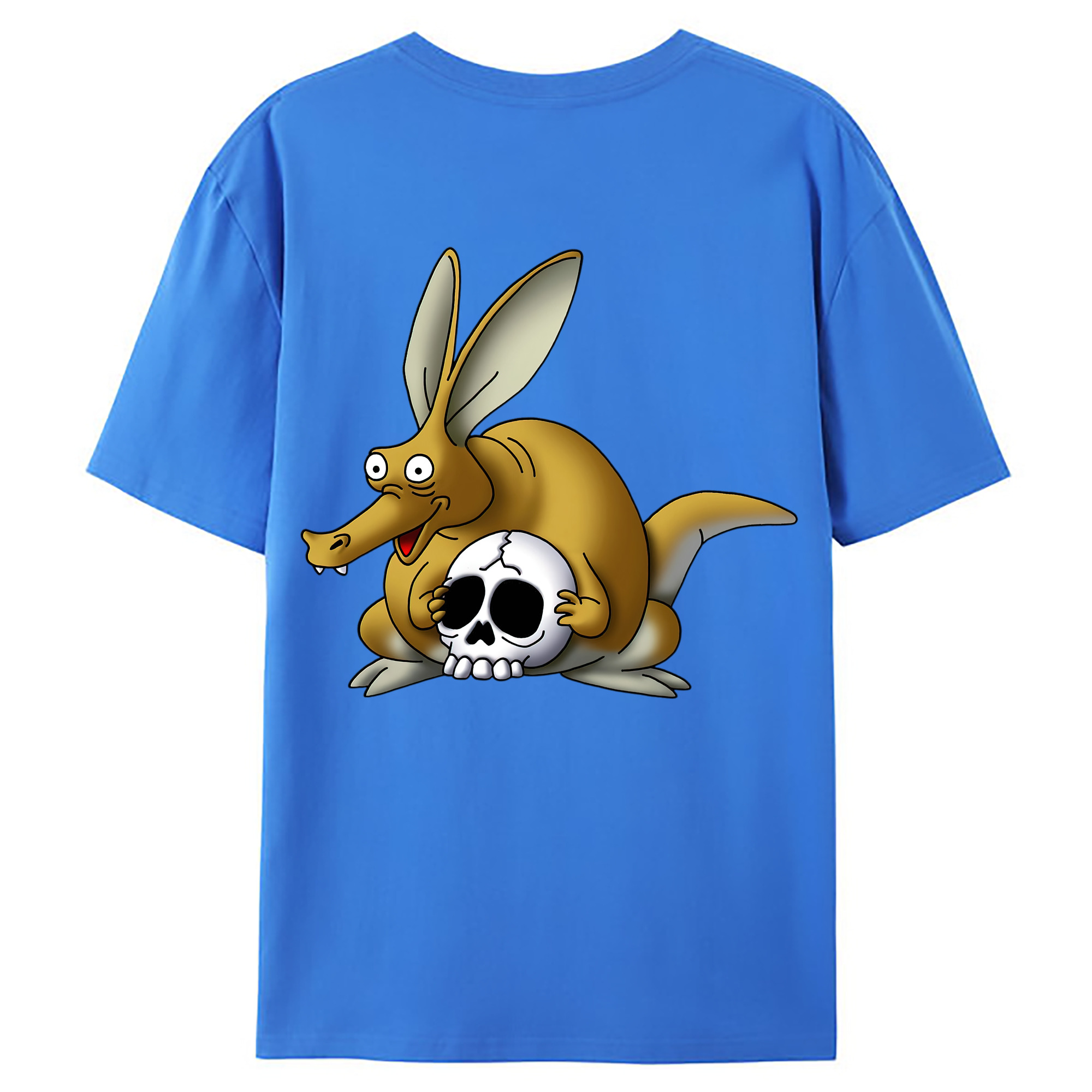 （画像用） ドラゴンクエスト Doragon Kuesuto Dragon Quest 綿100％ メンズ半袖Tシャツ（バックプリント） 通気性